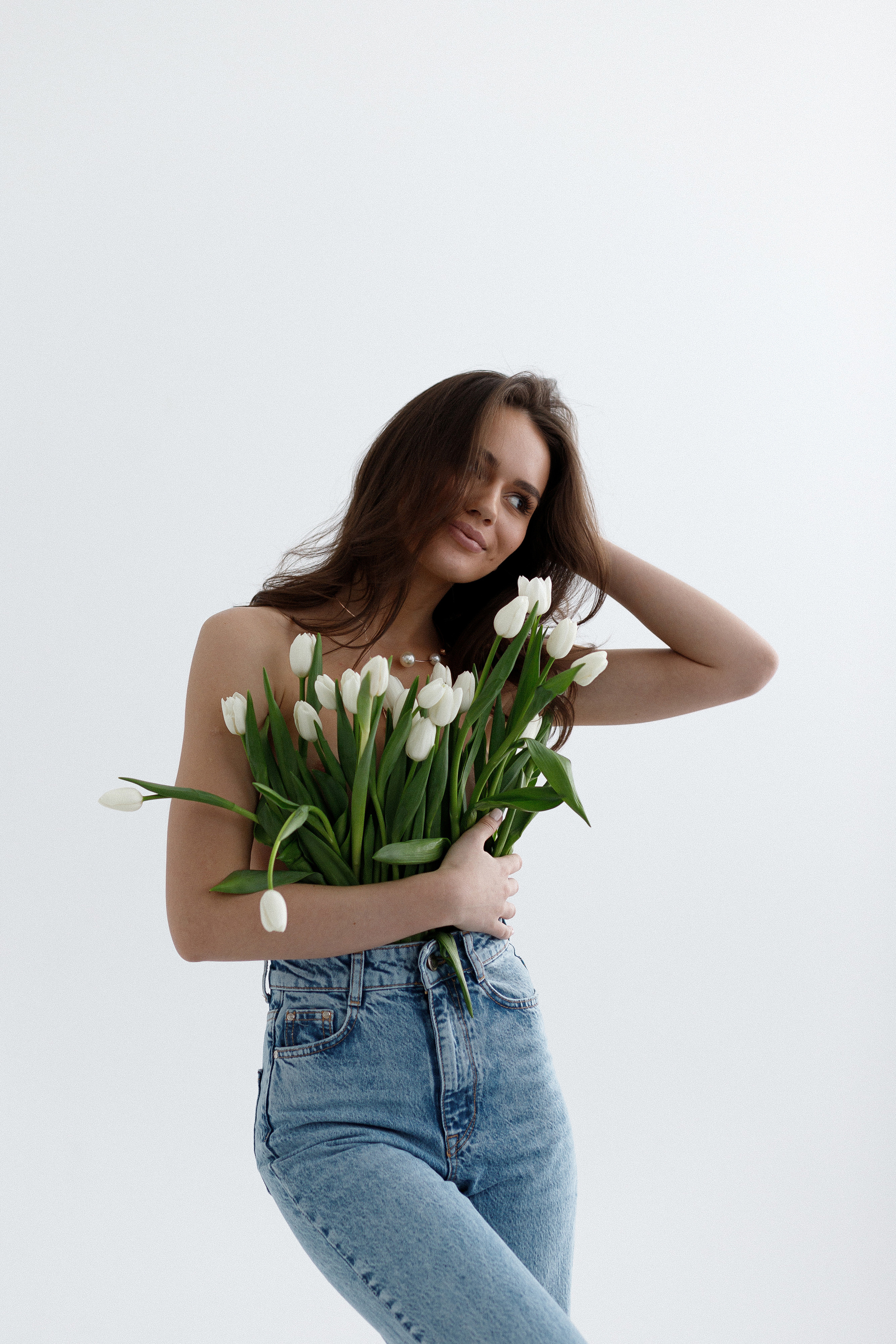 Юлия и тюльпаны. Фотограф в Москве