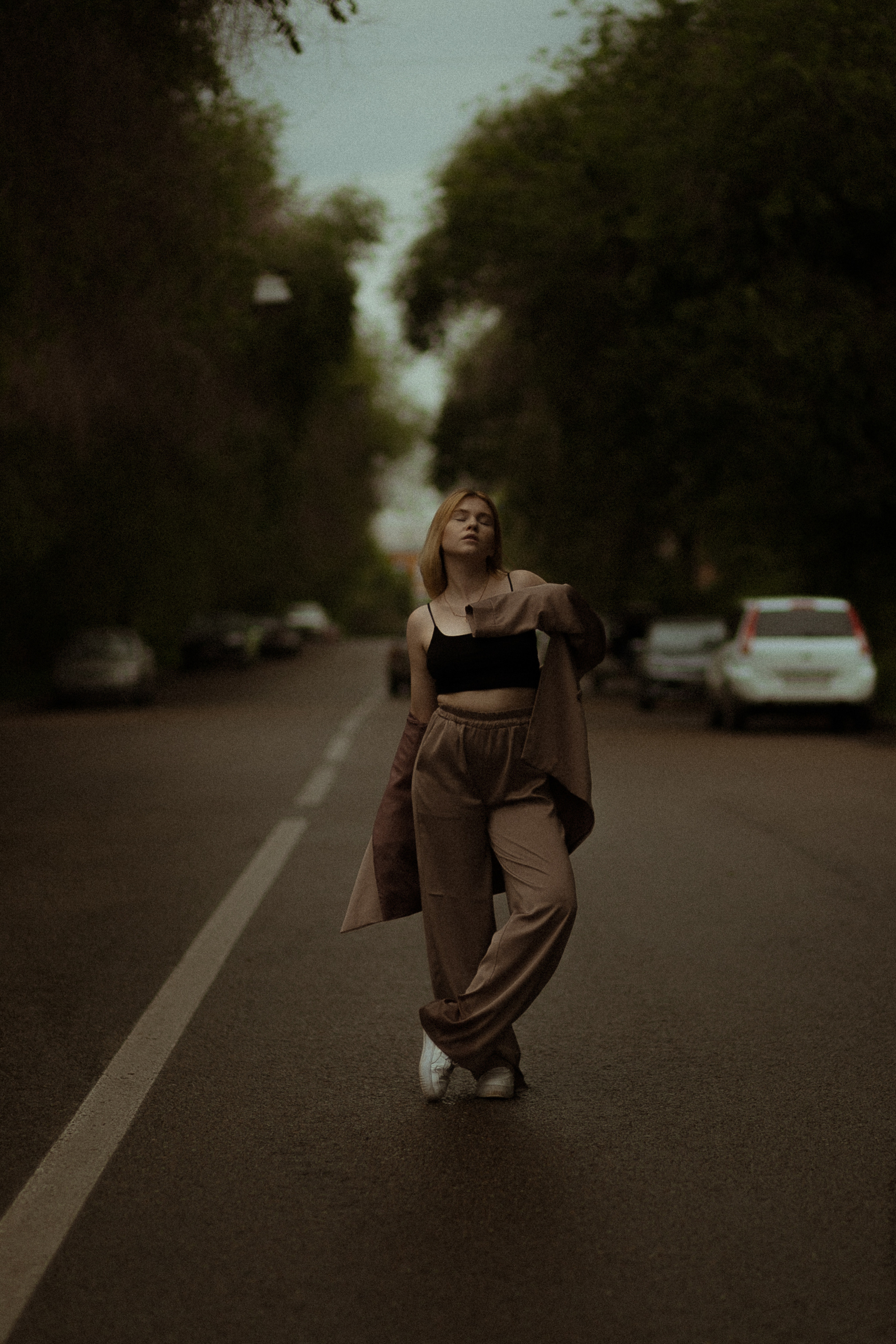 Дарья и дождь. Фотограф в Москве