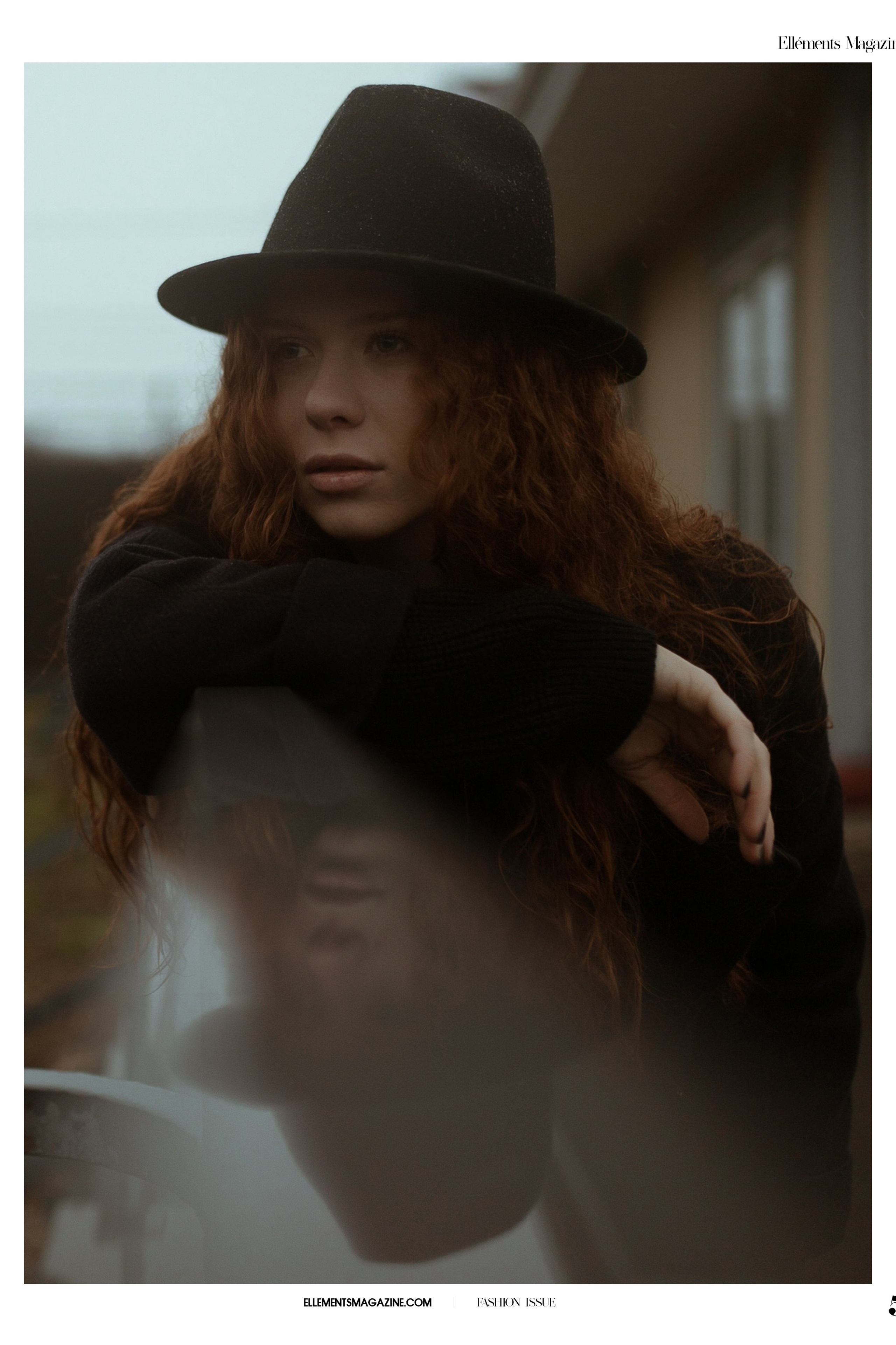 Полина. Шляпа. Дождь. Фотограф в Москве