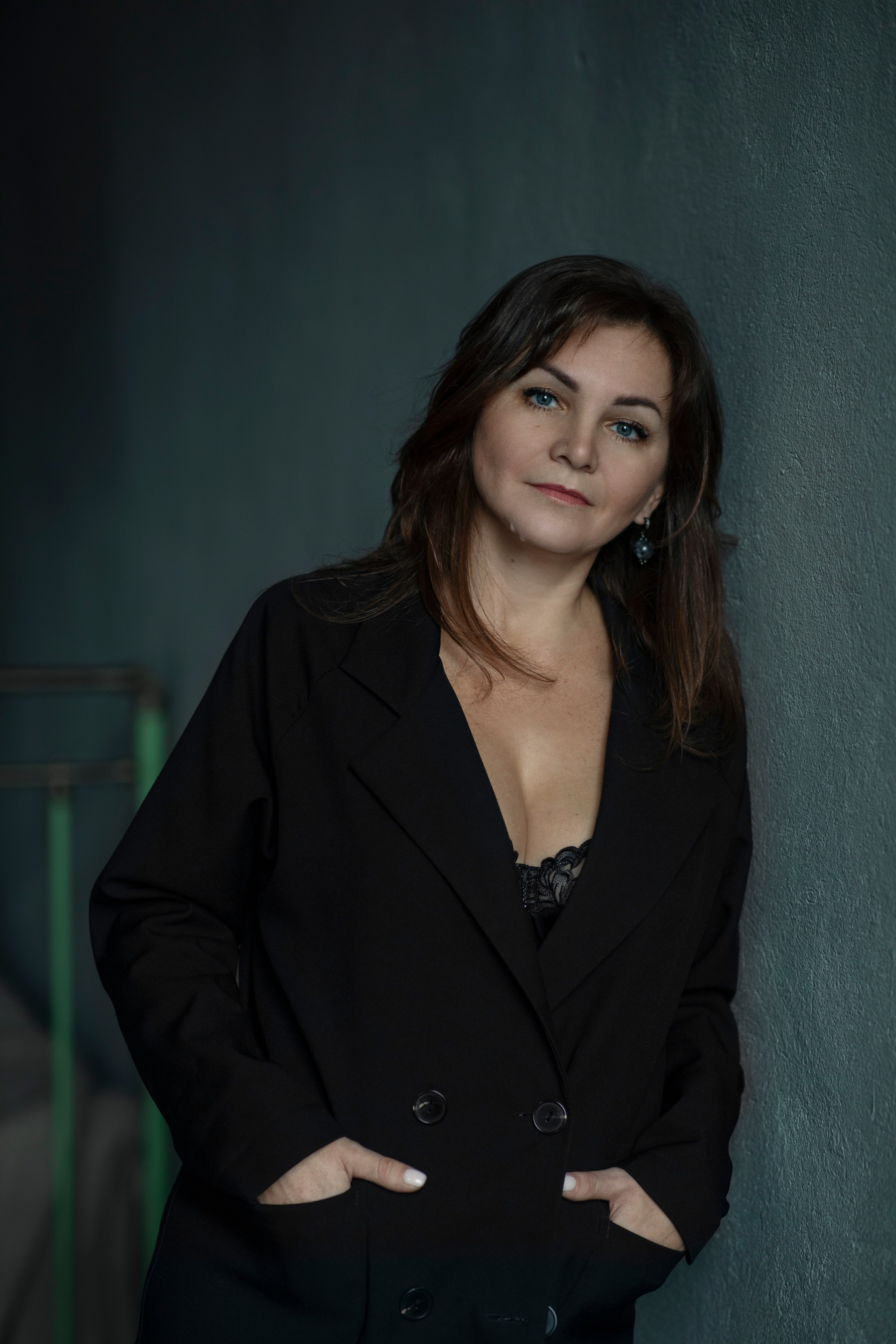 Чёрное пальто/фотодень