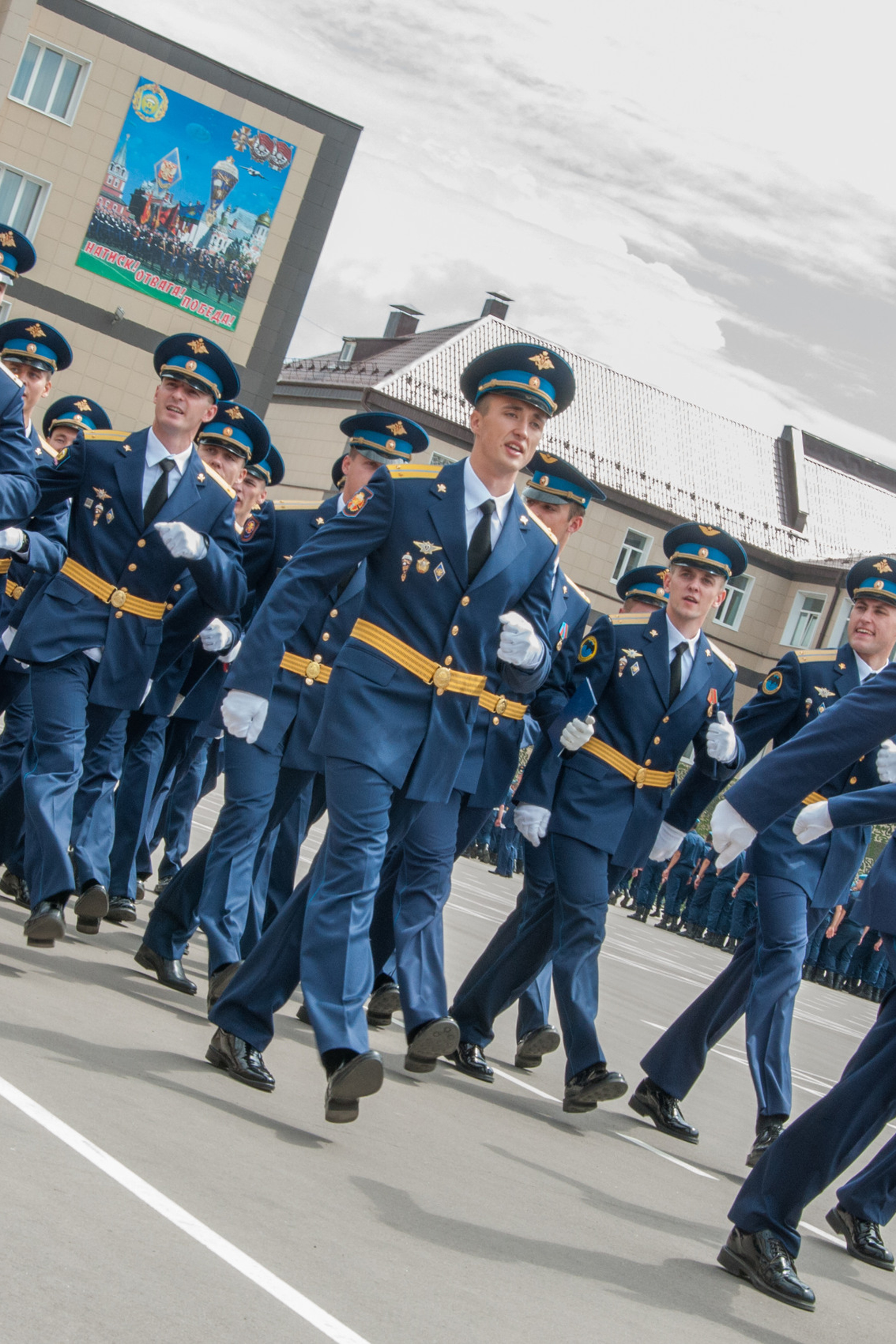 Выпуск училища ВДВ