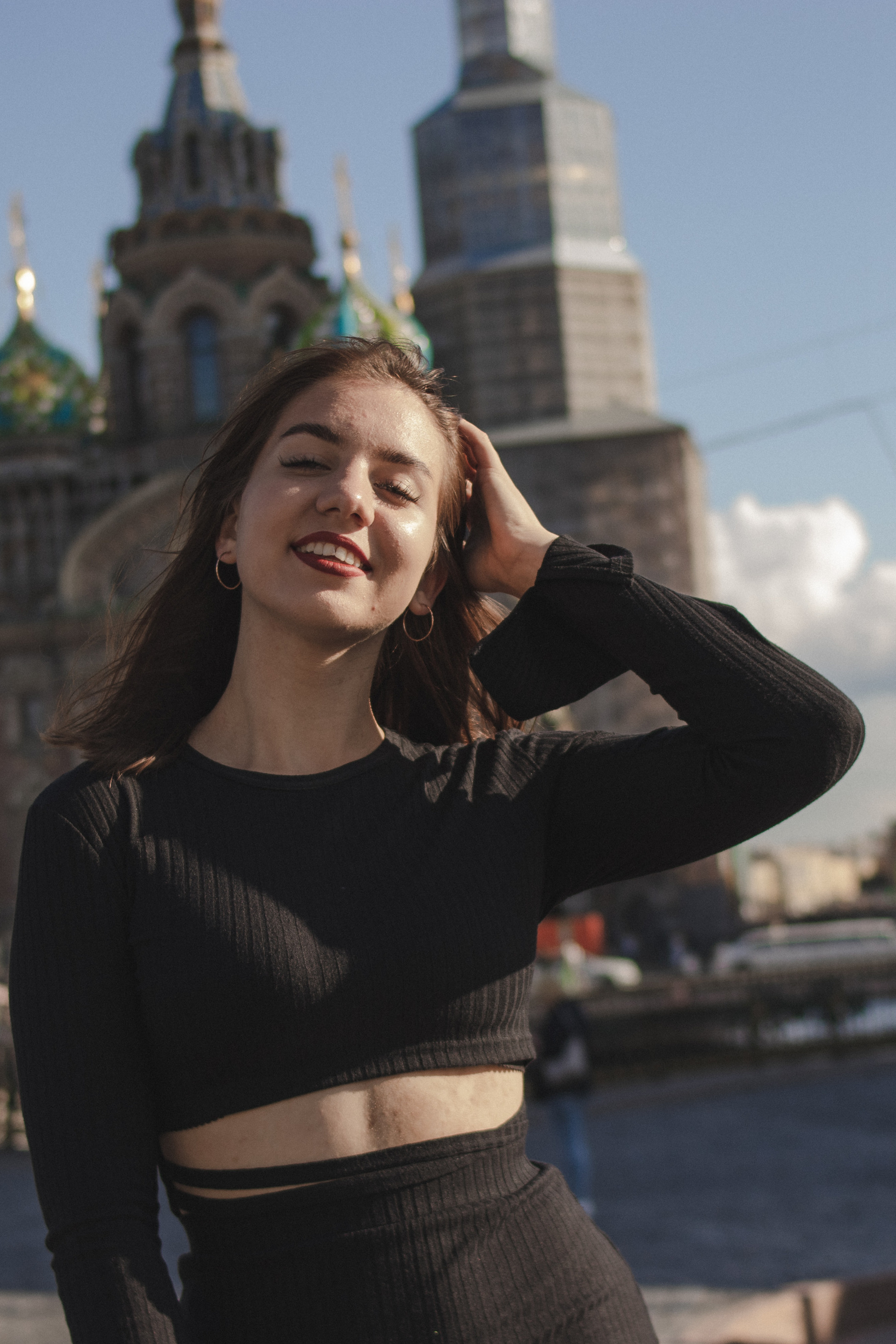 По главным достопримечательностями. Фотограф в Санкт-Петербурге Полина Федорова