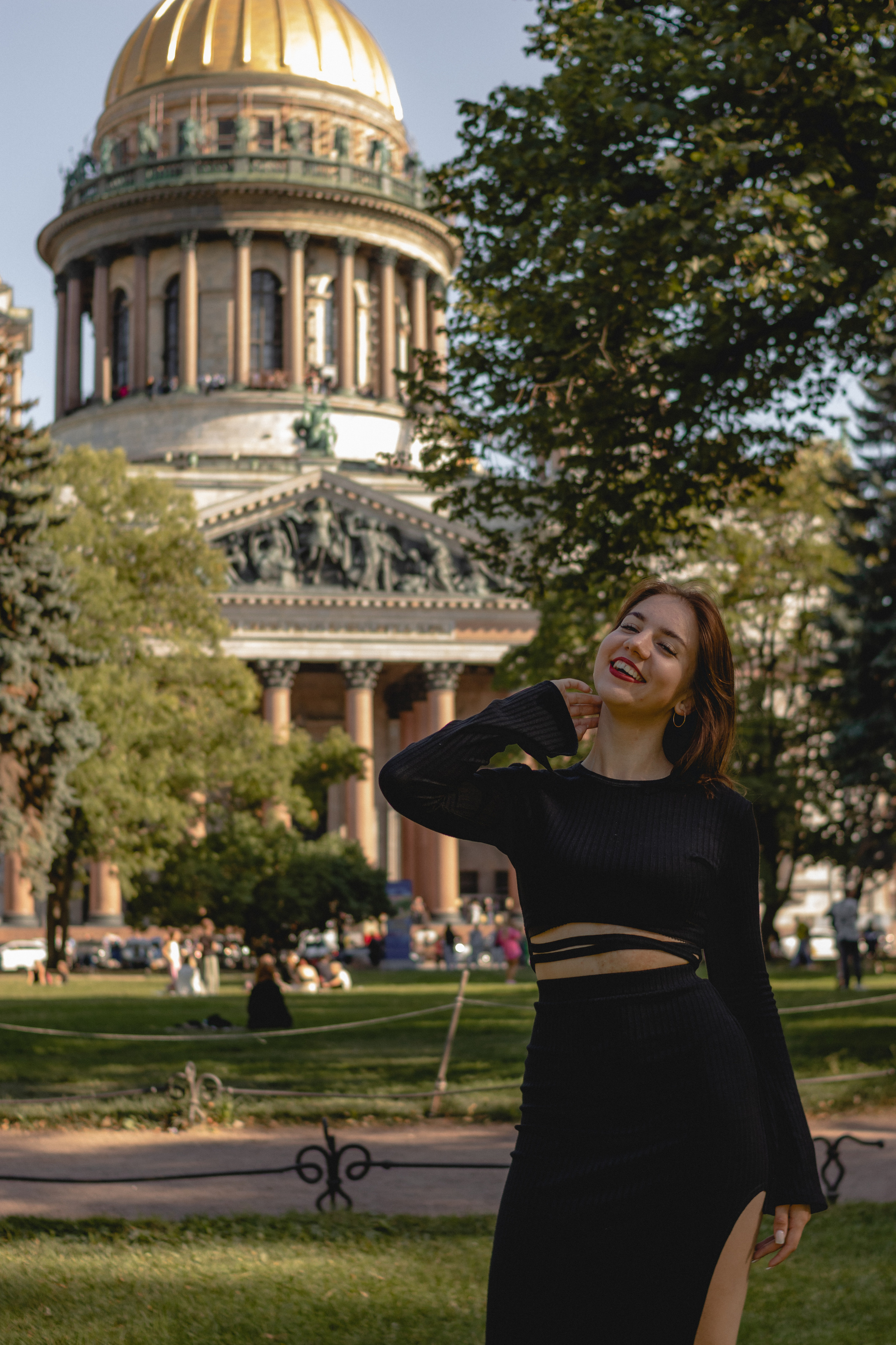 По главным достопримечательностями. Фотограф в Санкт-Петербурге Полина Федорова