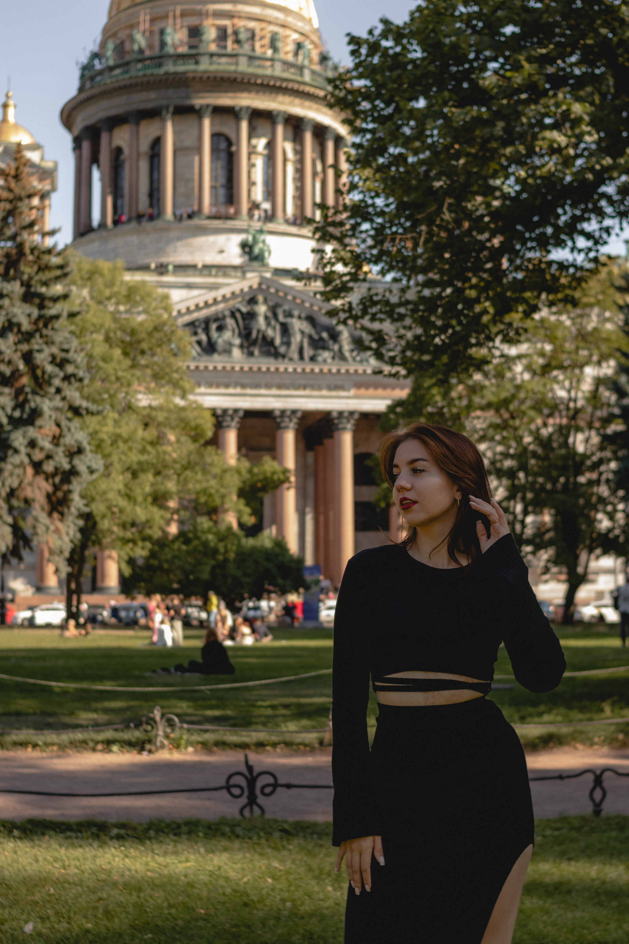 По главным достопримечательностями. Фотограф в Санкт-Петербурге Полина Федорова