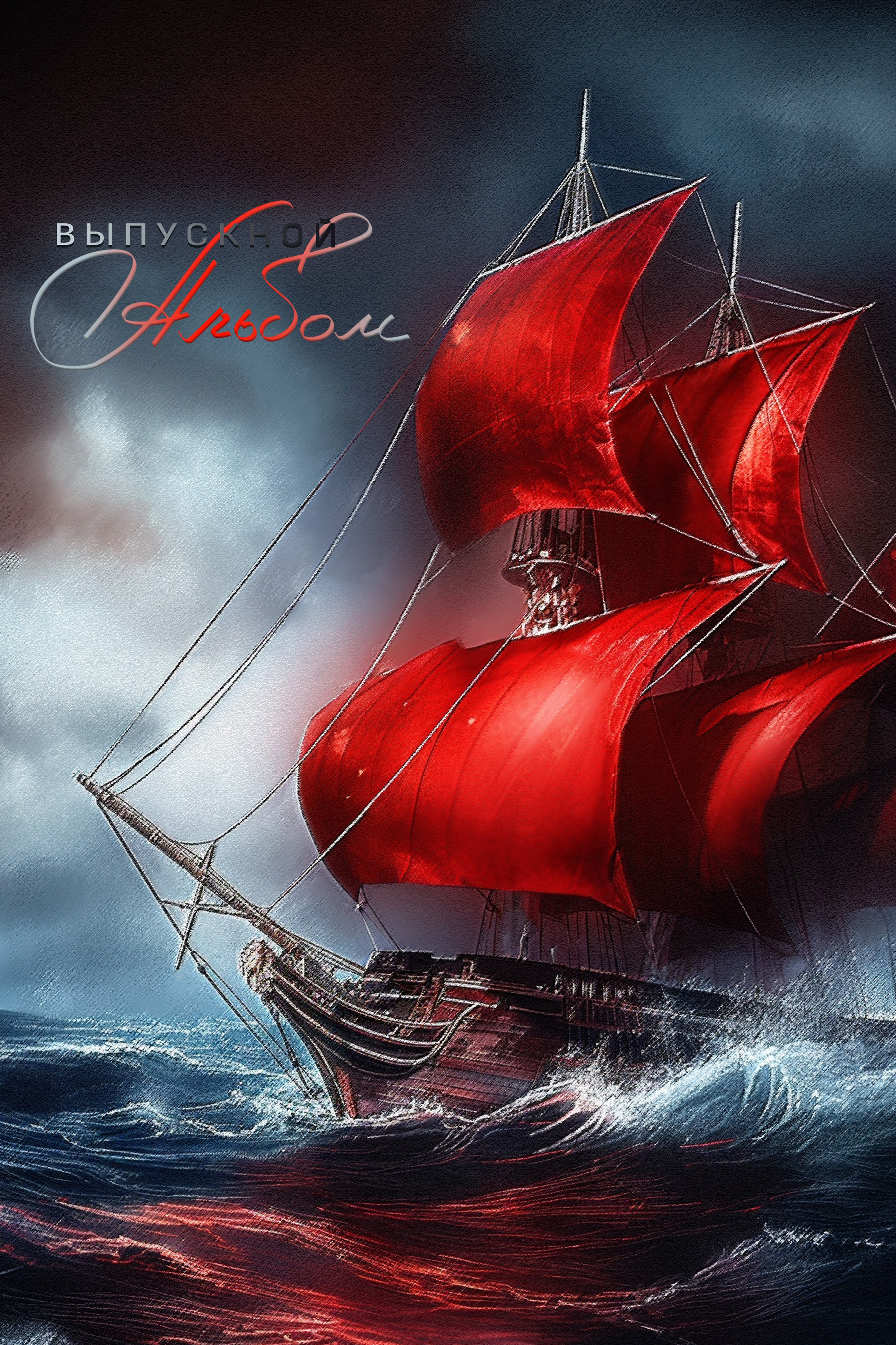 Выпускной альбом для старших классов на 7 разворотов