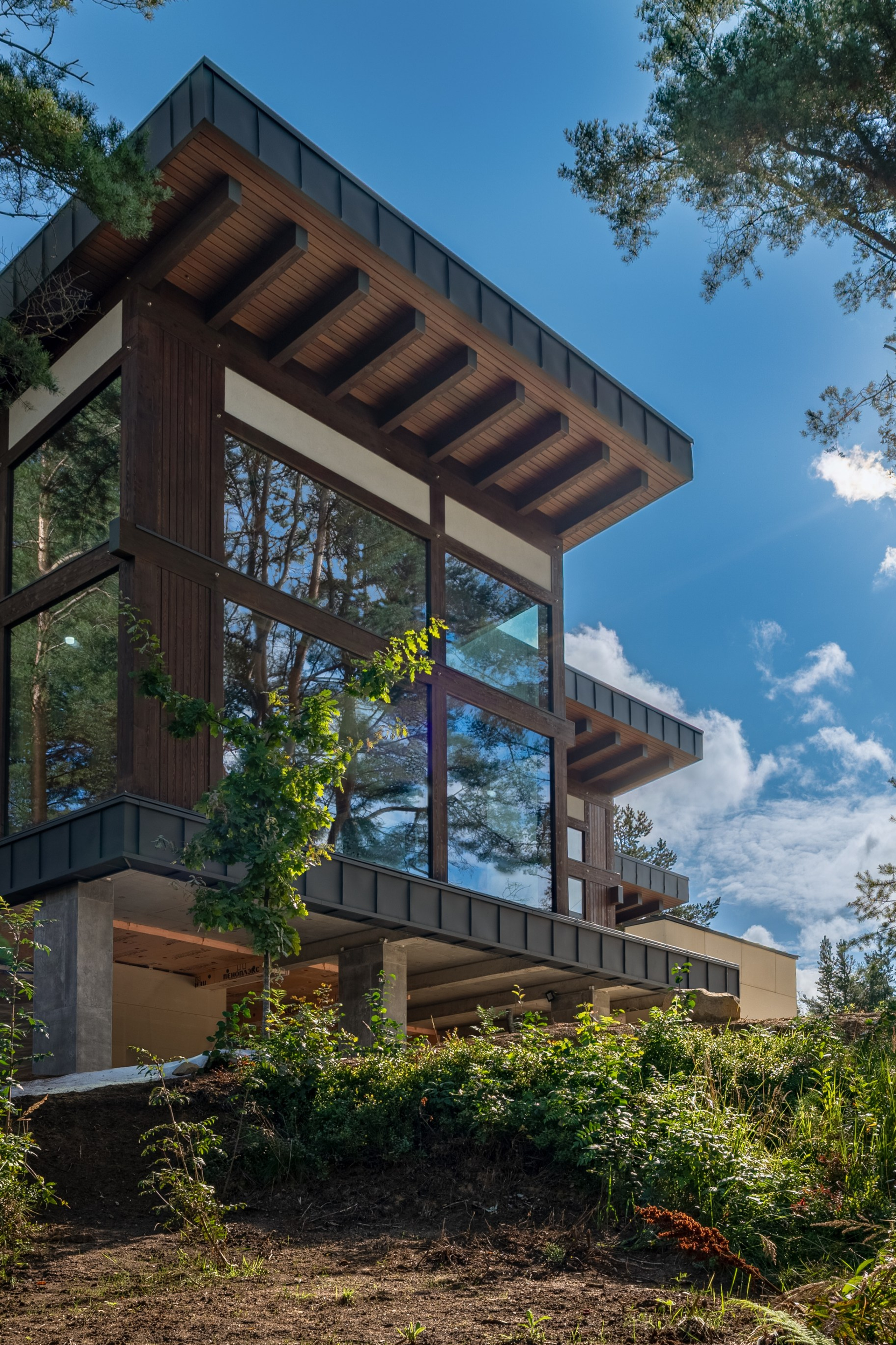 В процессе строительства