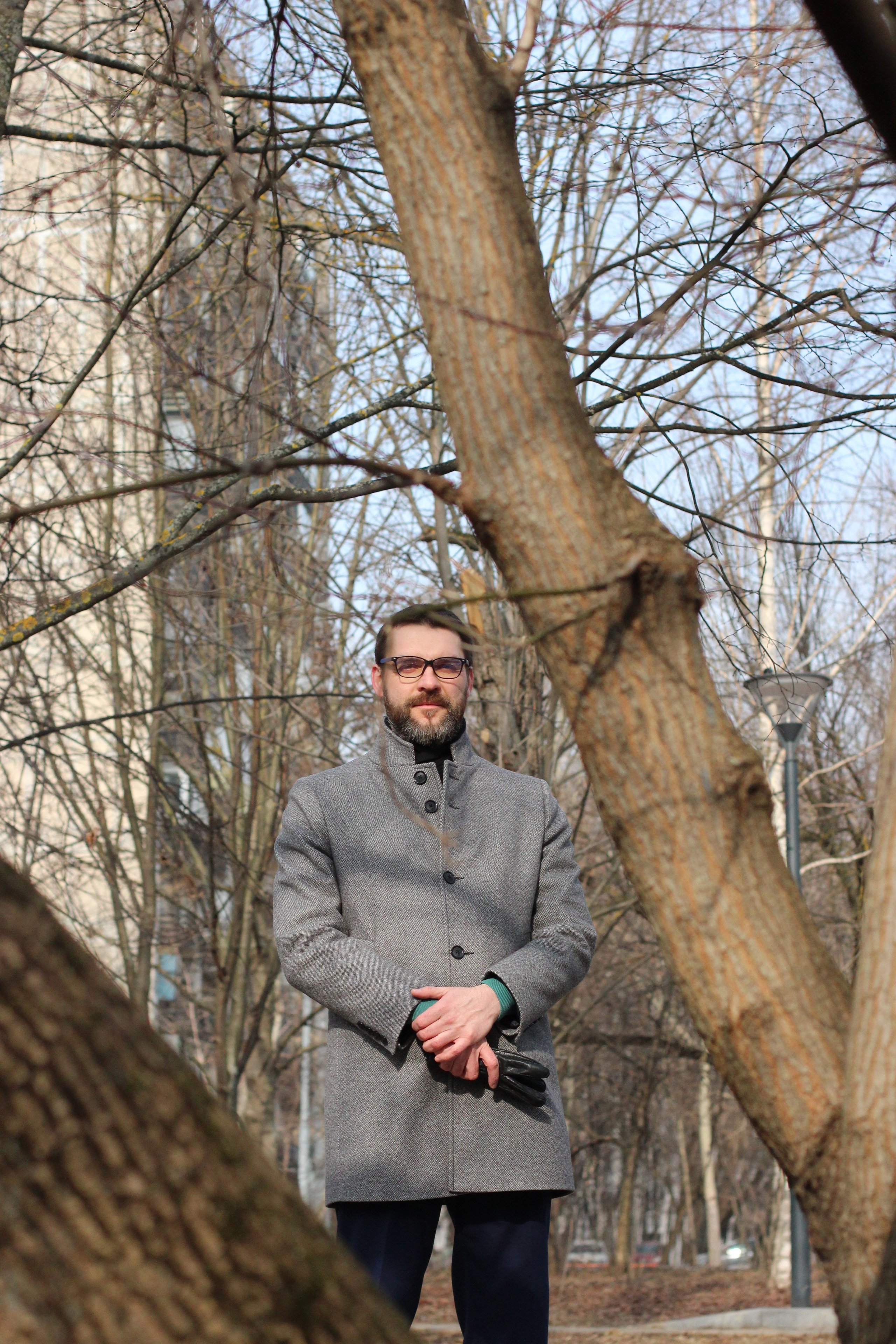 Максим, прогулочная фотосессия по парку Яуза