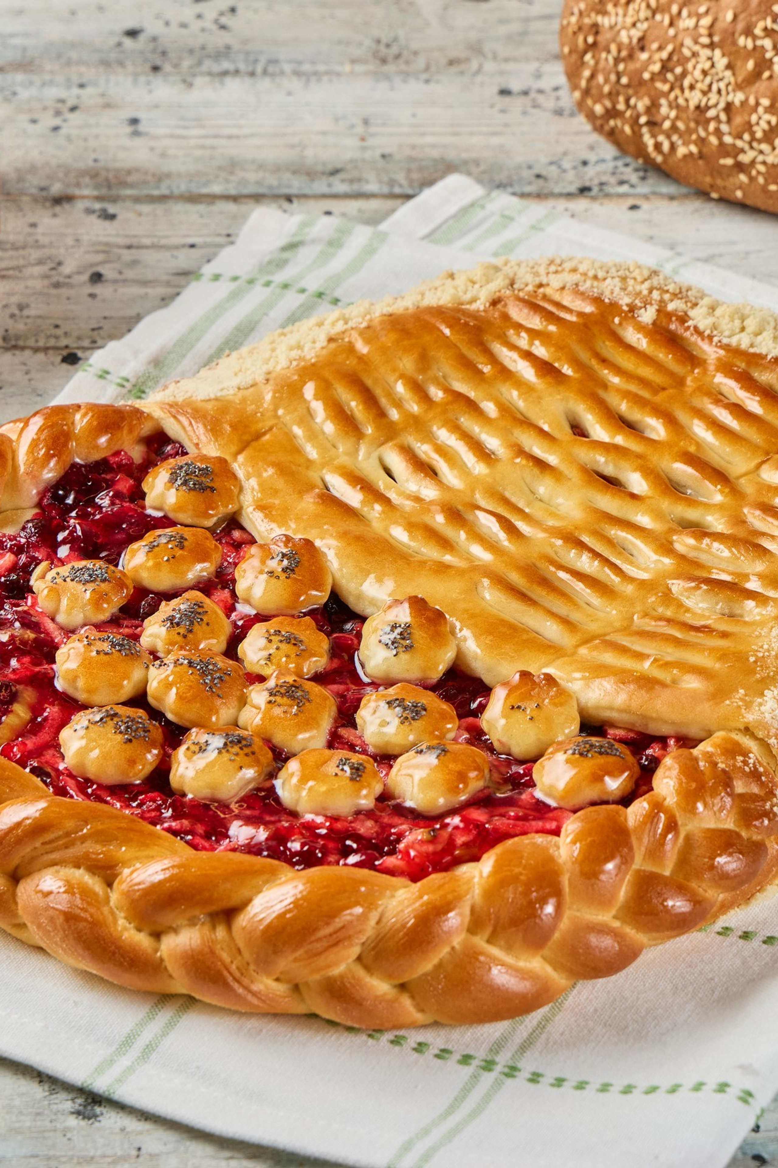 пирог с вишней