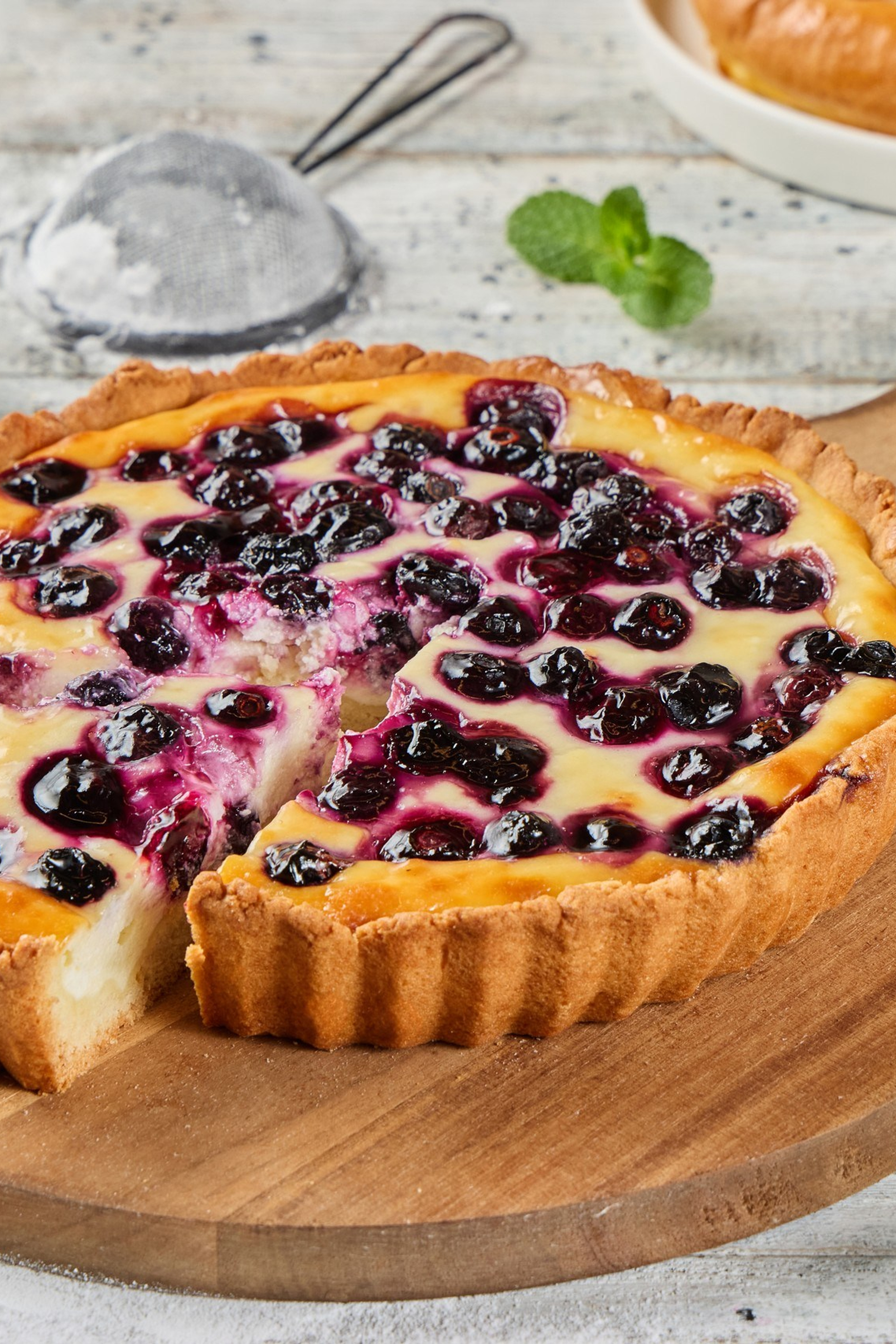 киш с ягодами