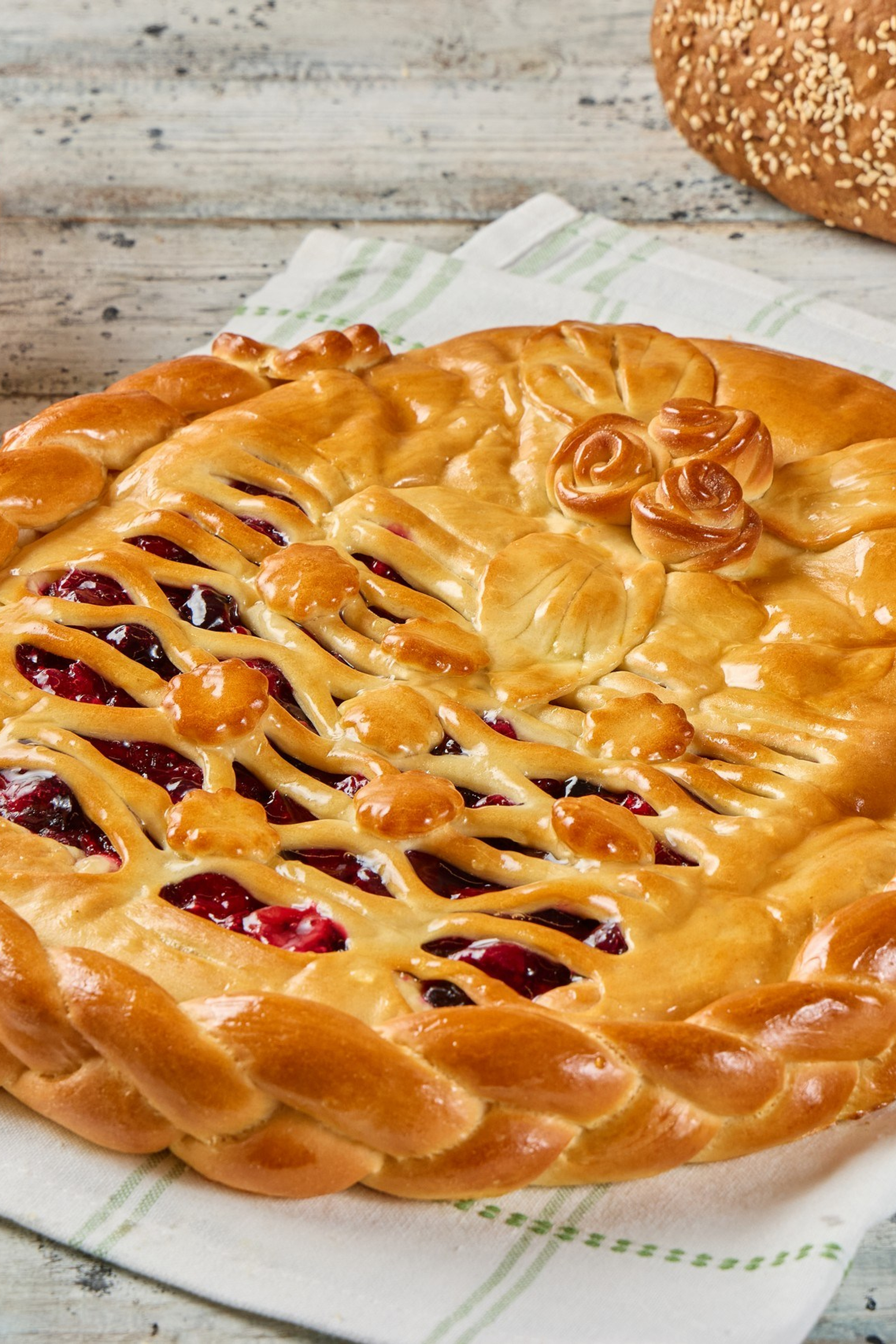 пирог с ягодами