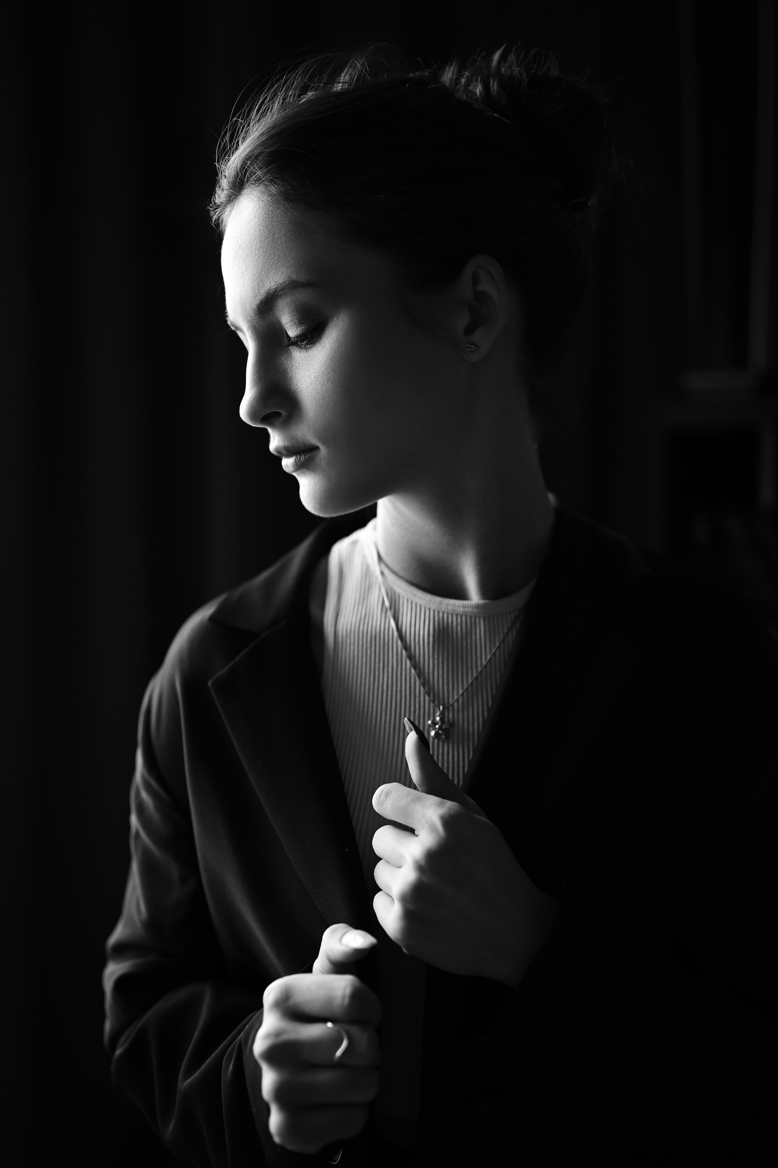 Арт фотосессия в монохромном исполнении