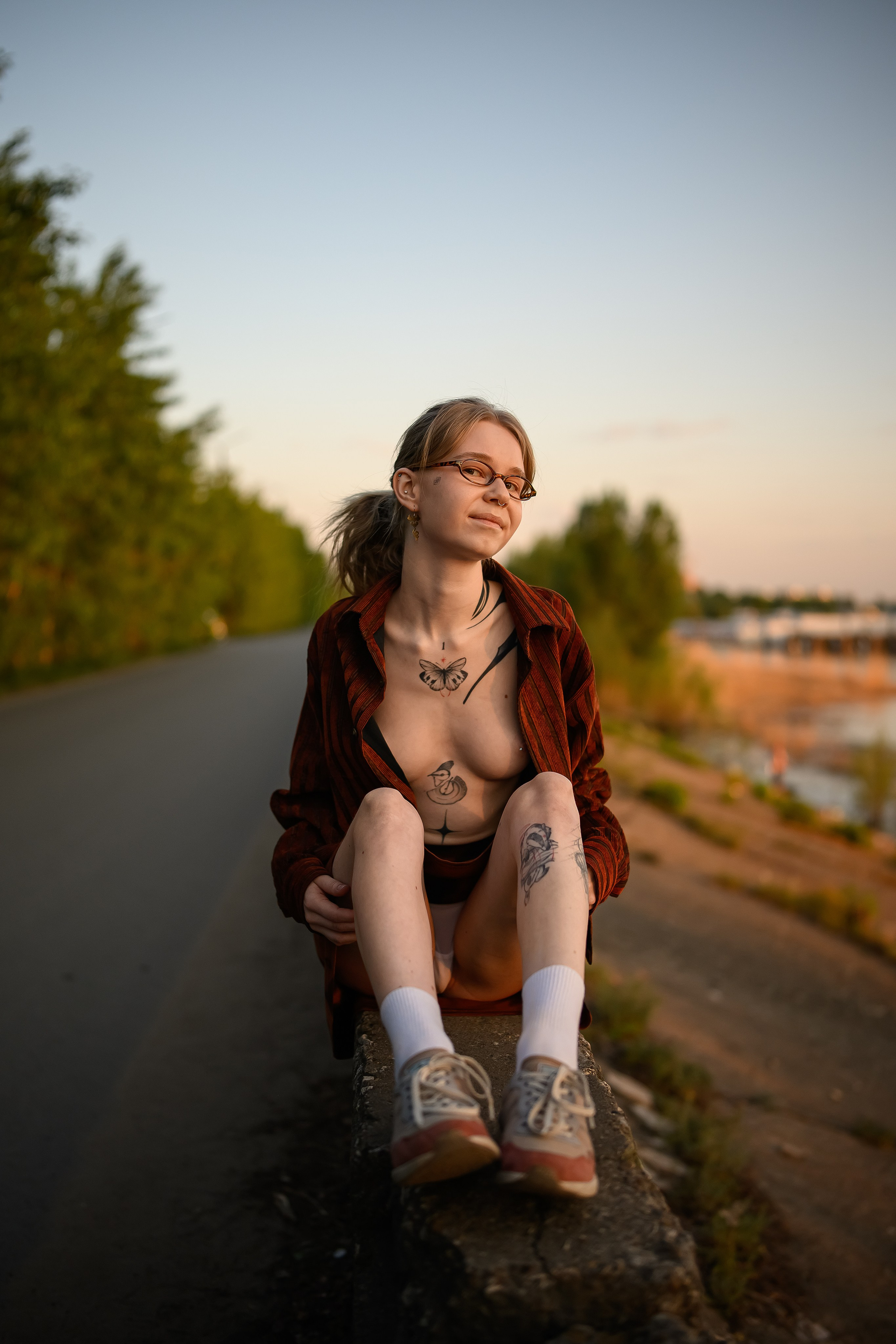 Екатерина Долгушева — черно-белая НЮ-съемка в Казани