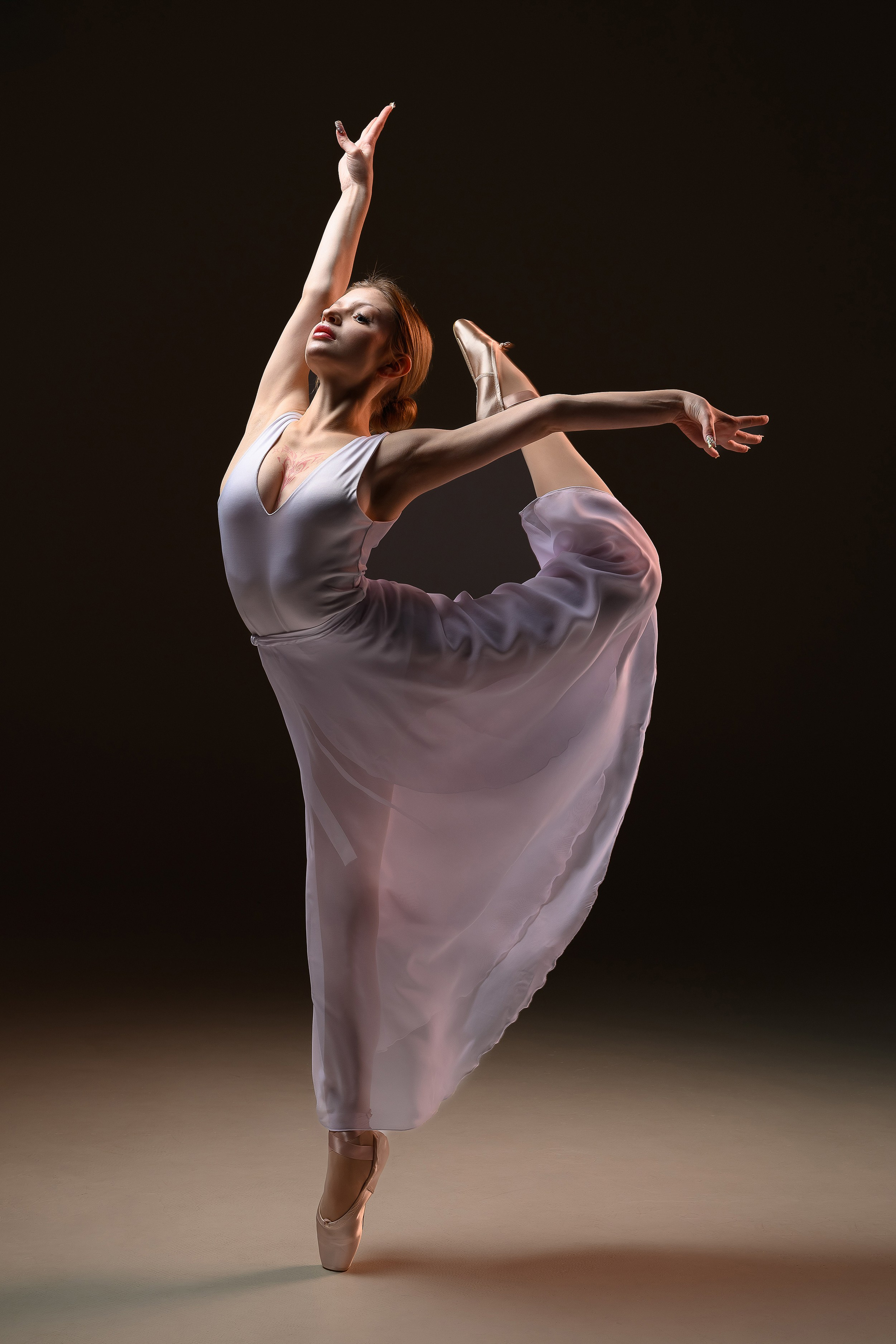 Арт фотосессия в монохромном исполнении