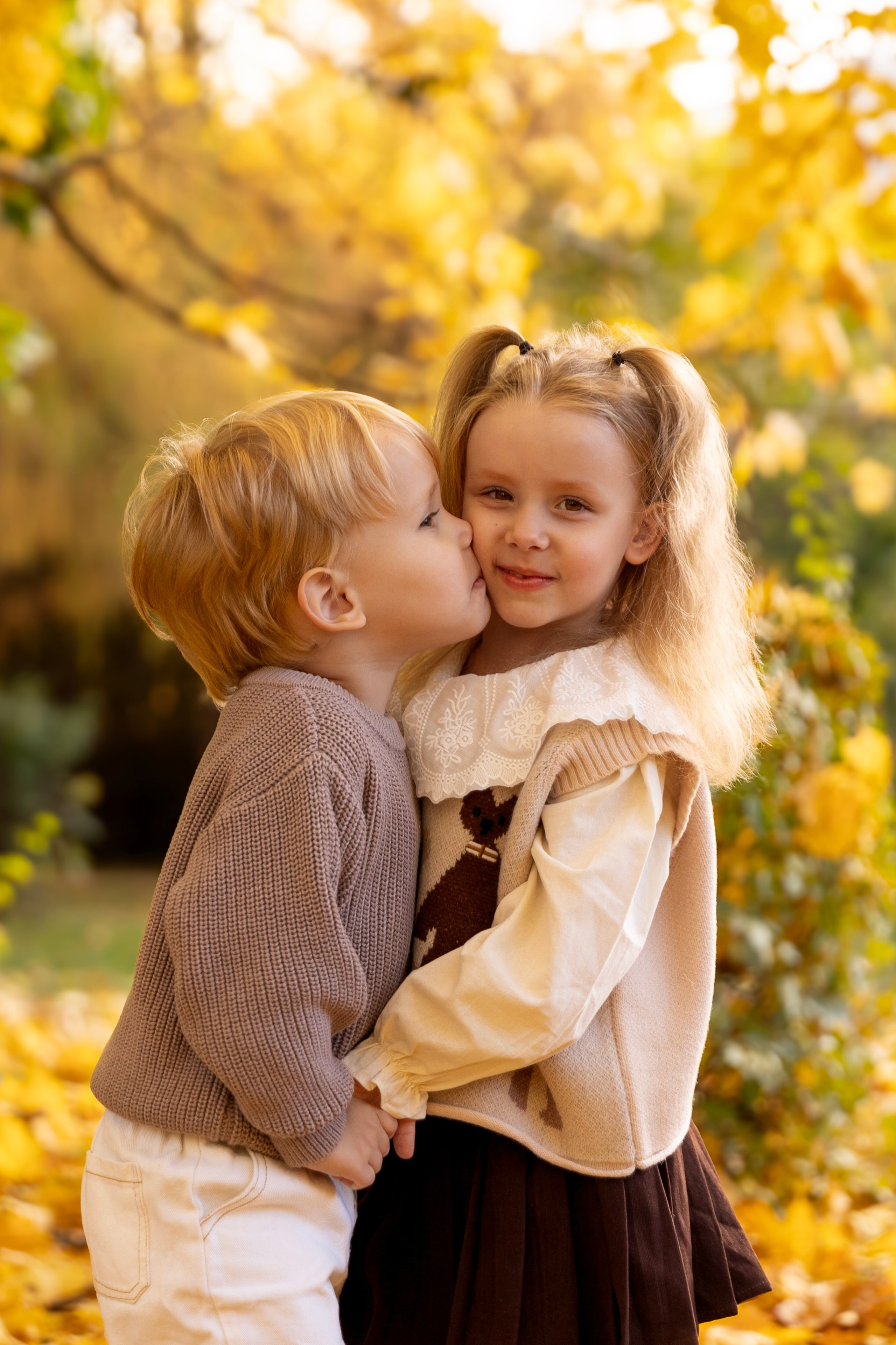 Осенняя фотосессия дети