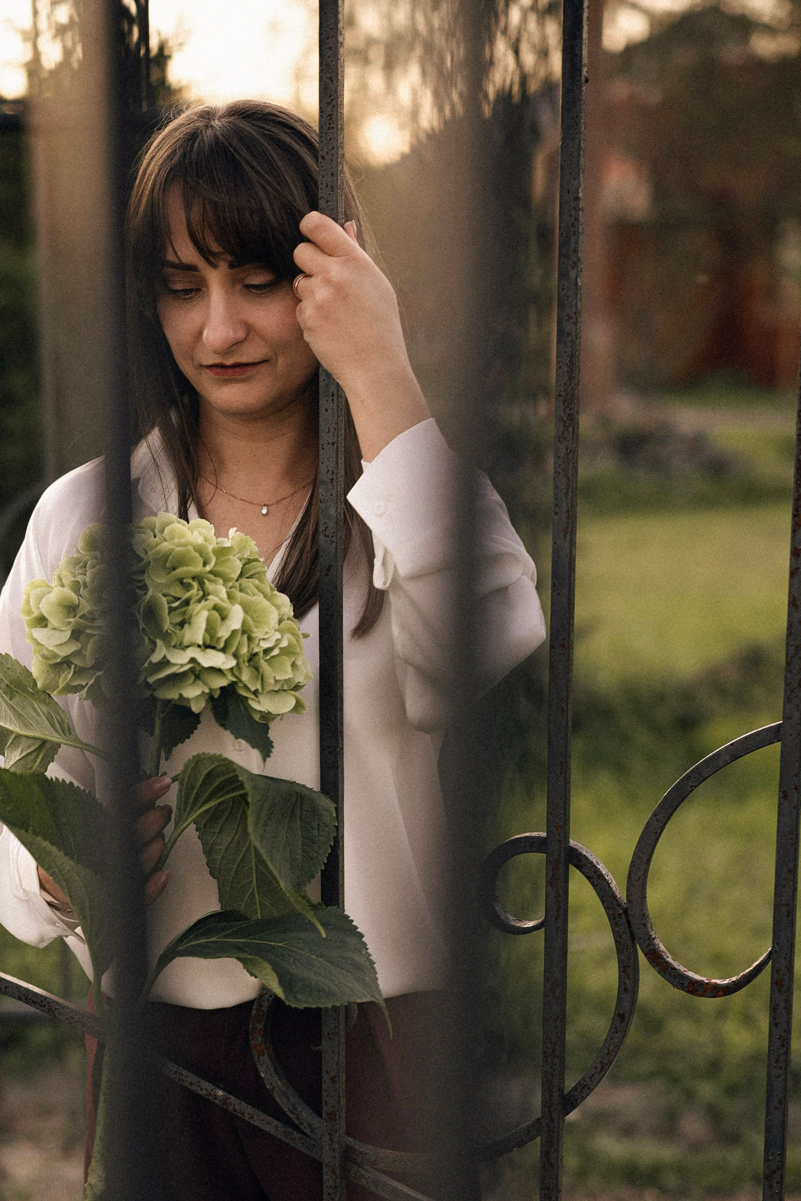 Натали с гортензией