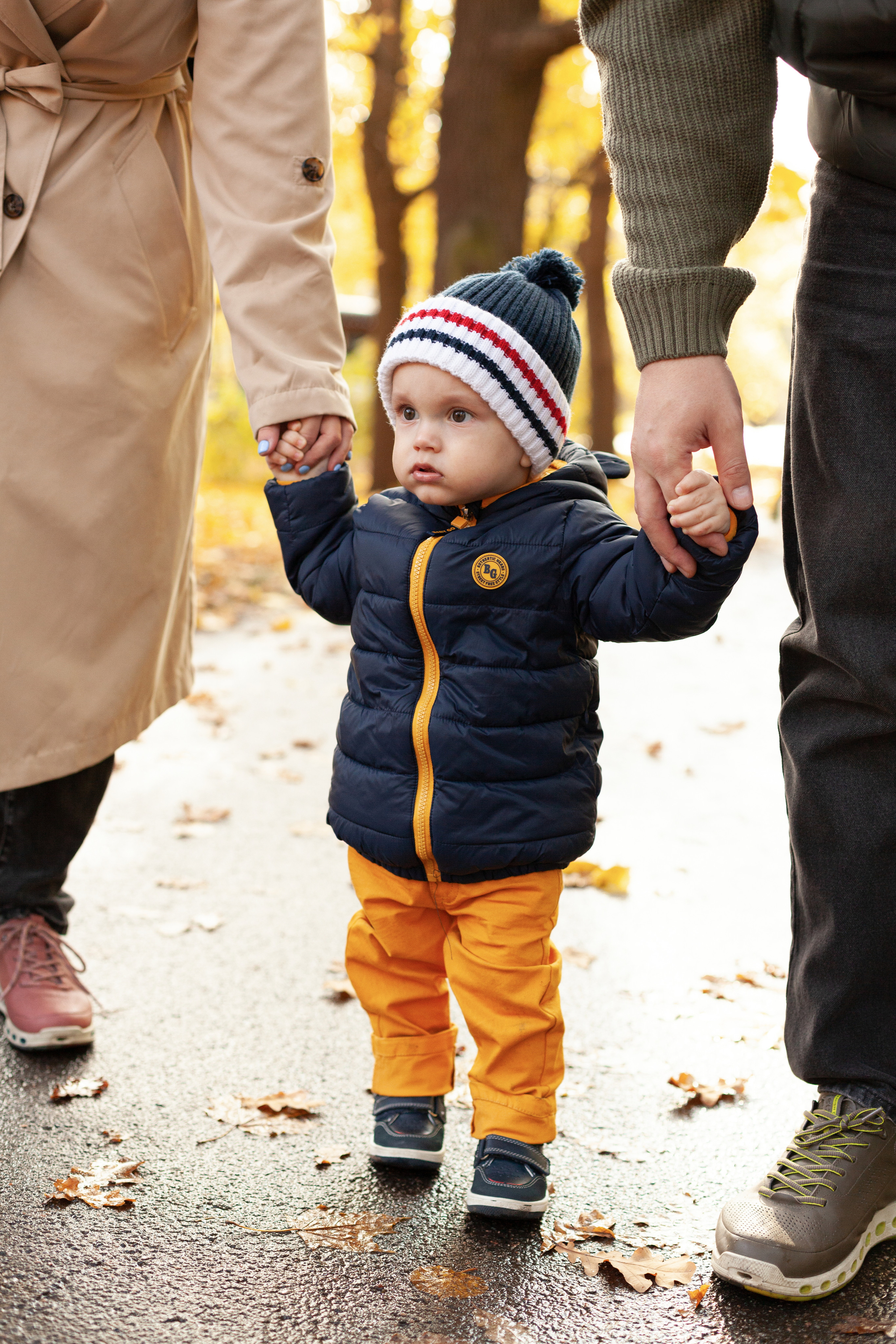 Осенняя прогулка с Левой и семьей