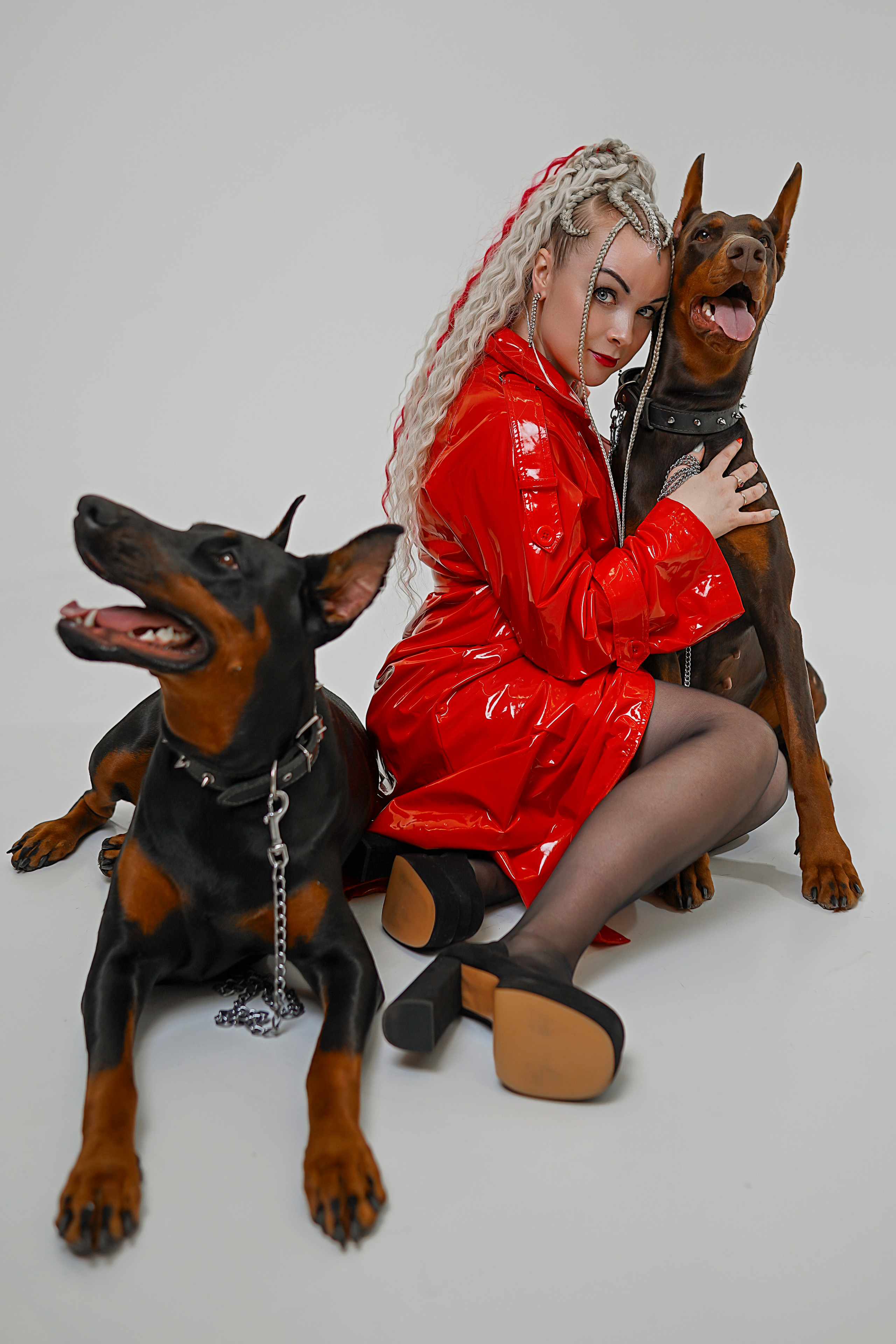 Фотосессия с доберманами. Семейный и детский фотограф в Кирове Сильвия Михеева