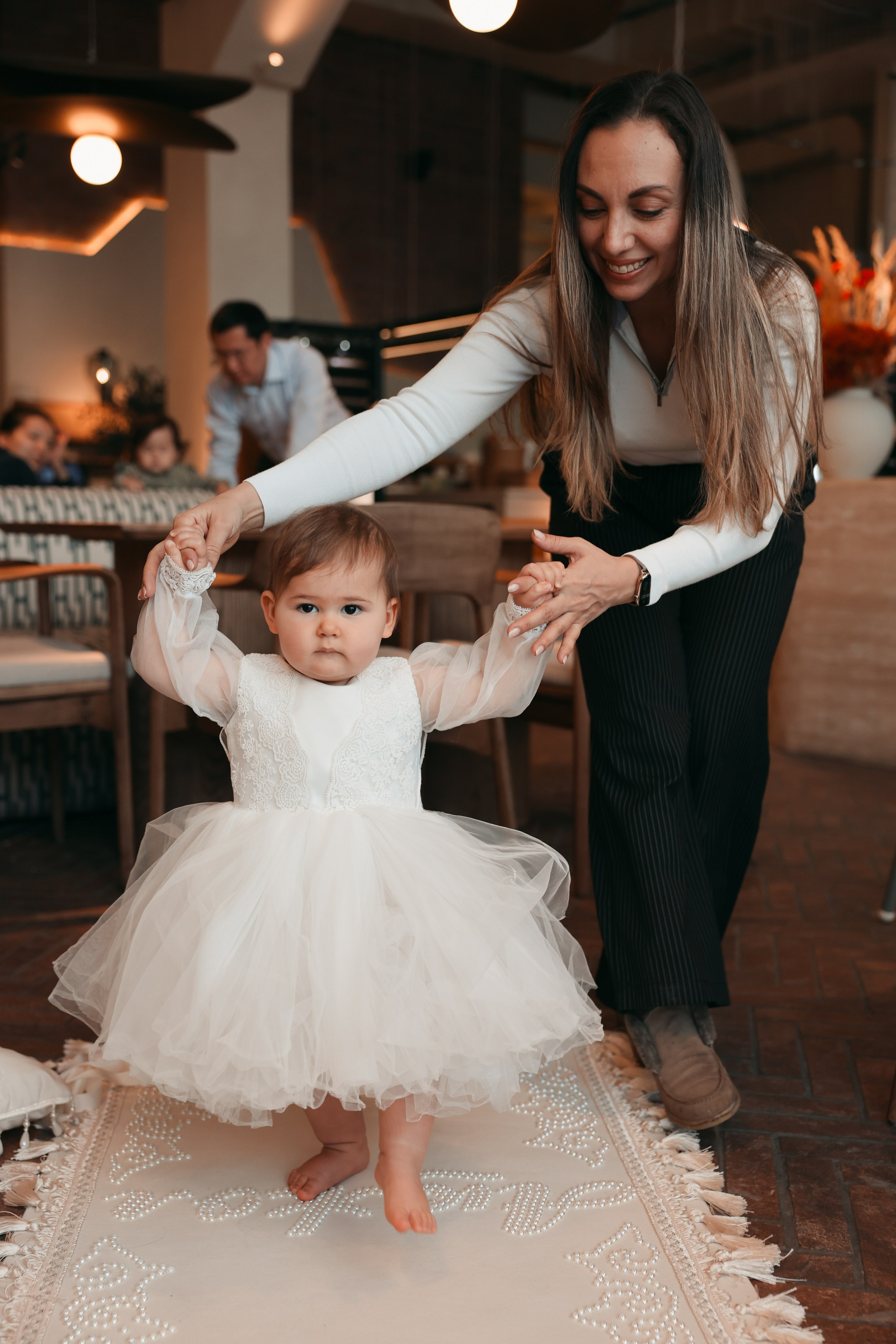 Agata’s tusay kesy (tradition in Kazakhstan for 1st bday)