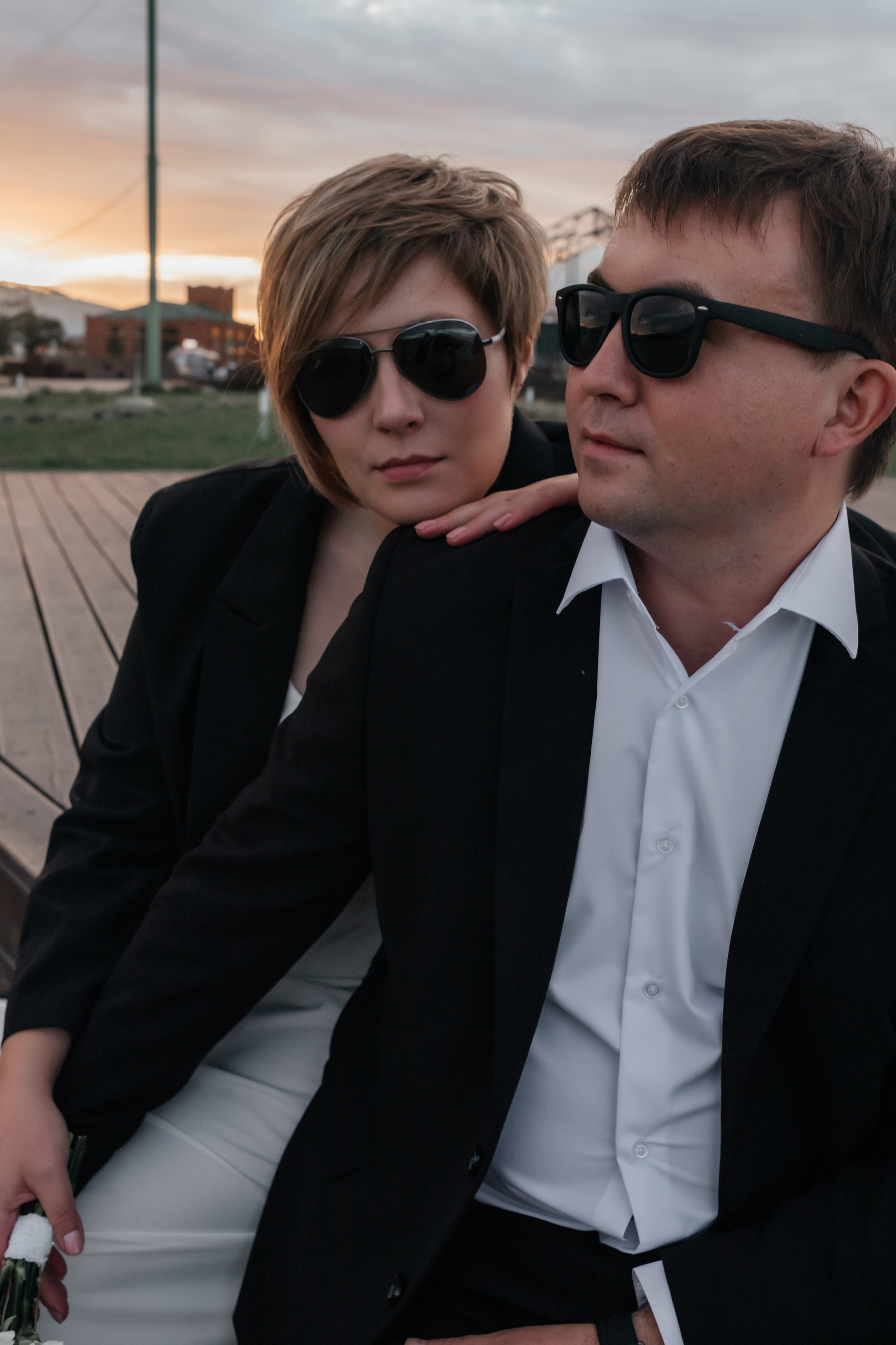 Свадебная прогулка на закате на Стрелке и ночная Ярмарка. K&S