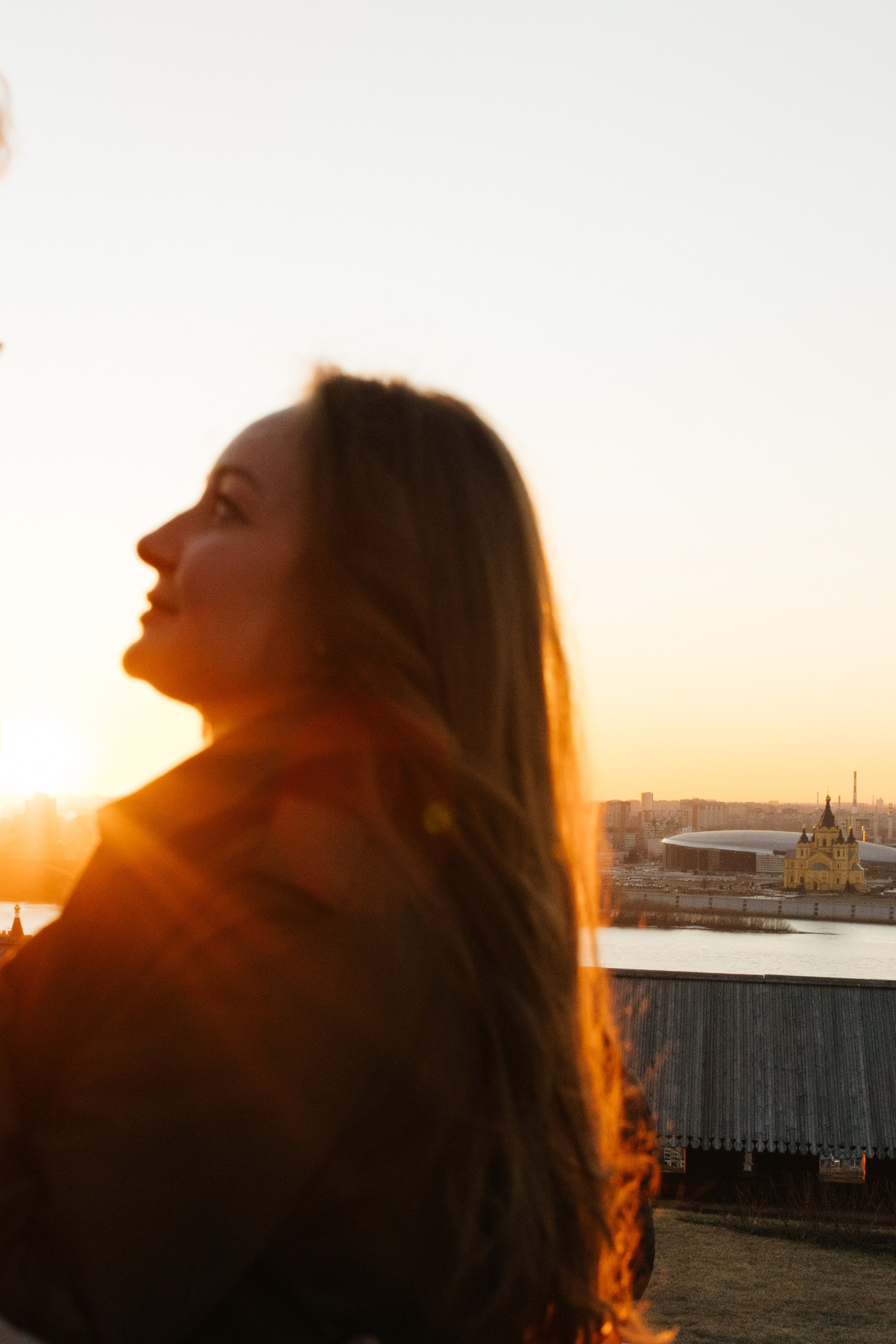 Весенний закат в городе NN для пары А+А