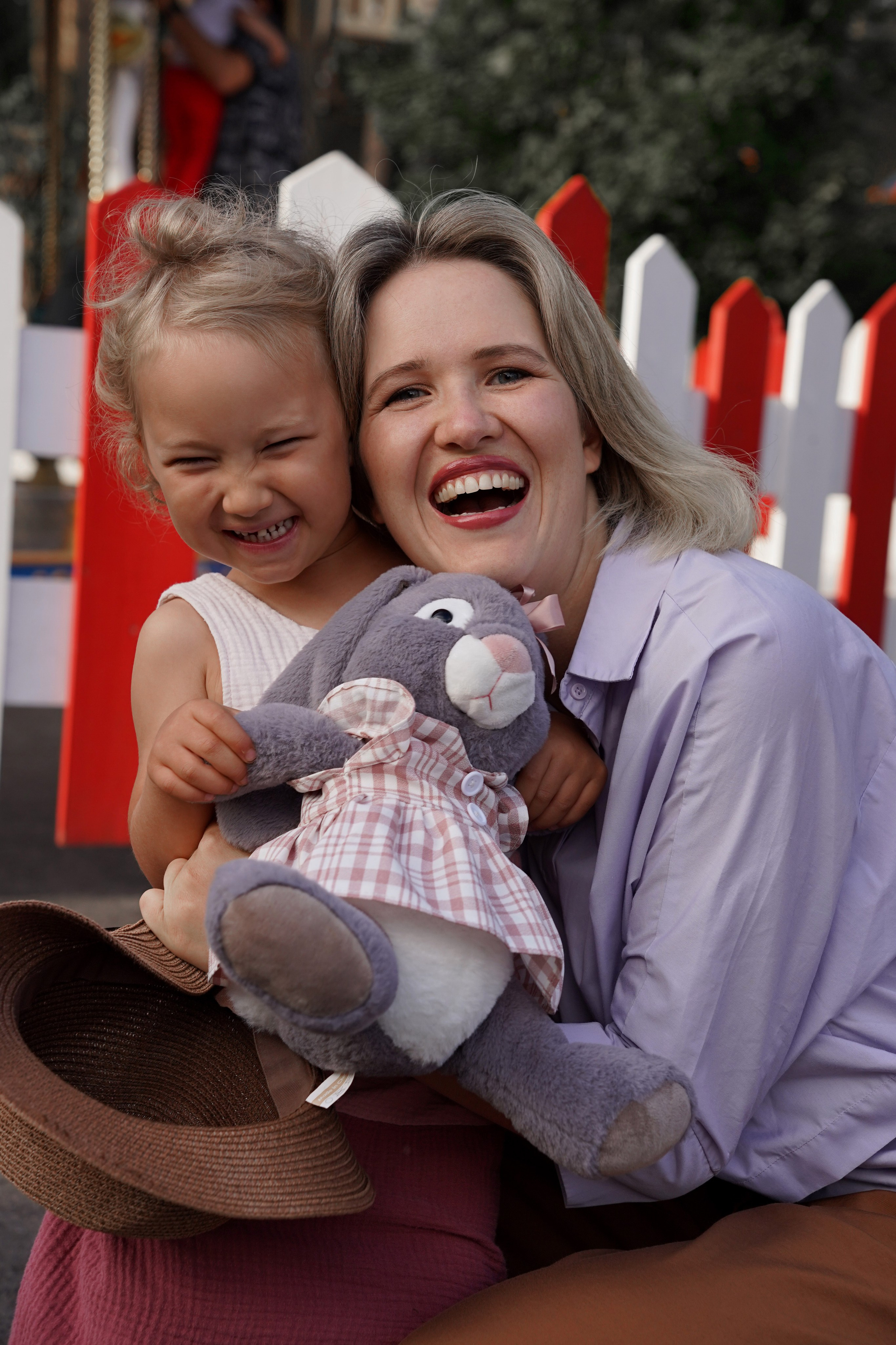 Семья в парке