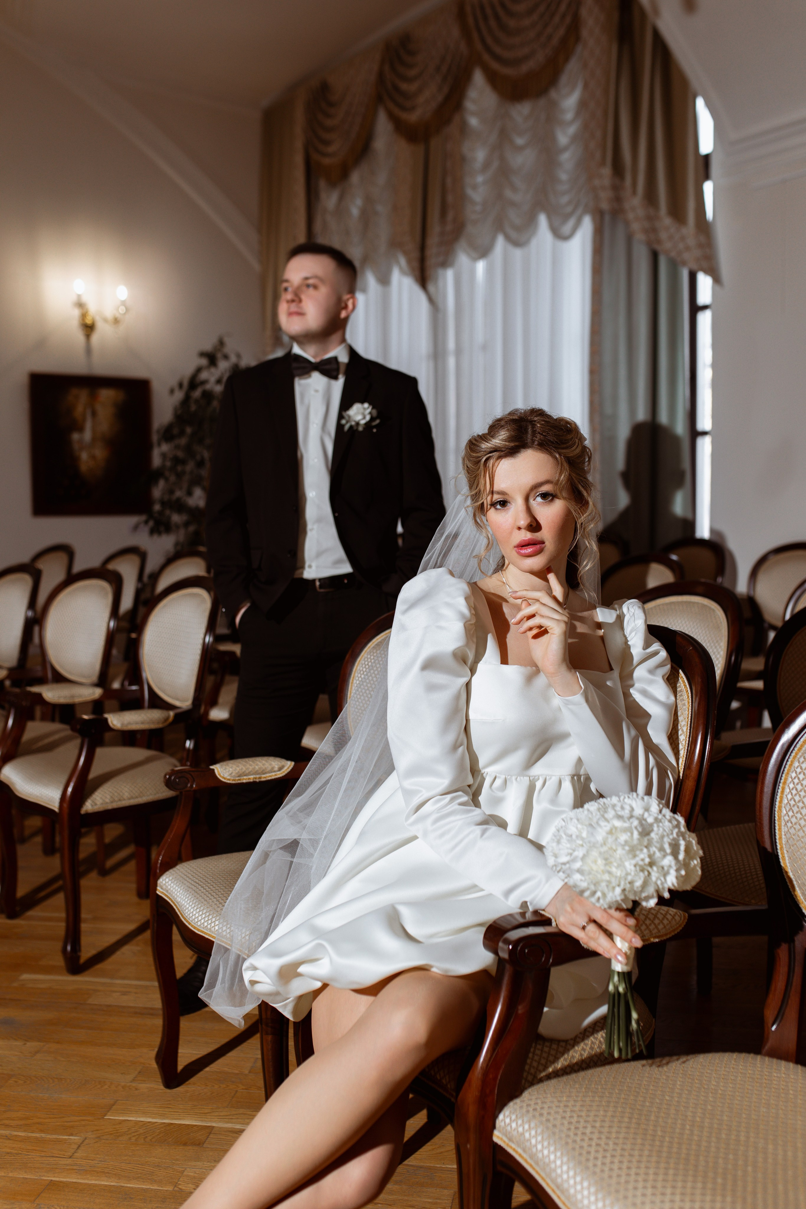 Прогулка Оли и Миши после ЗАГСа. Свадебный фотограф в Туле и Москве Елена Рубцова