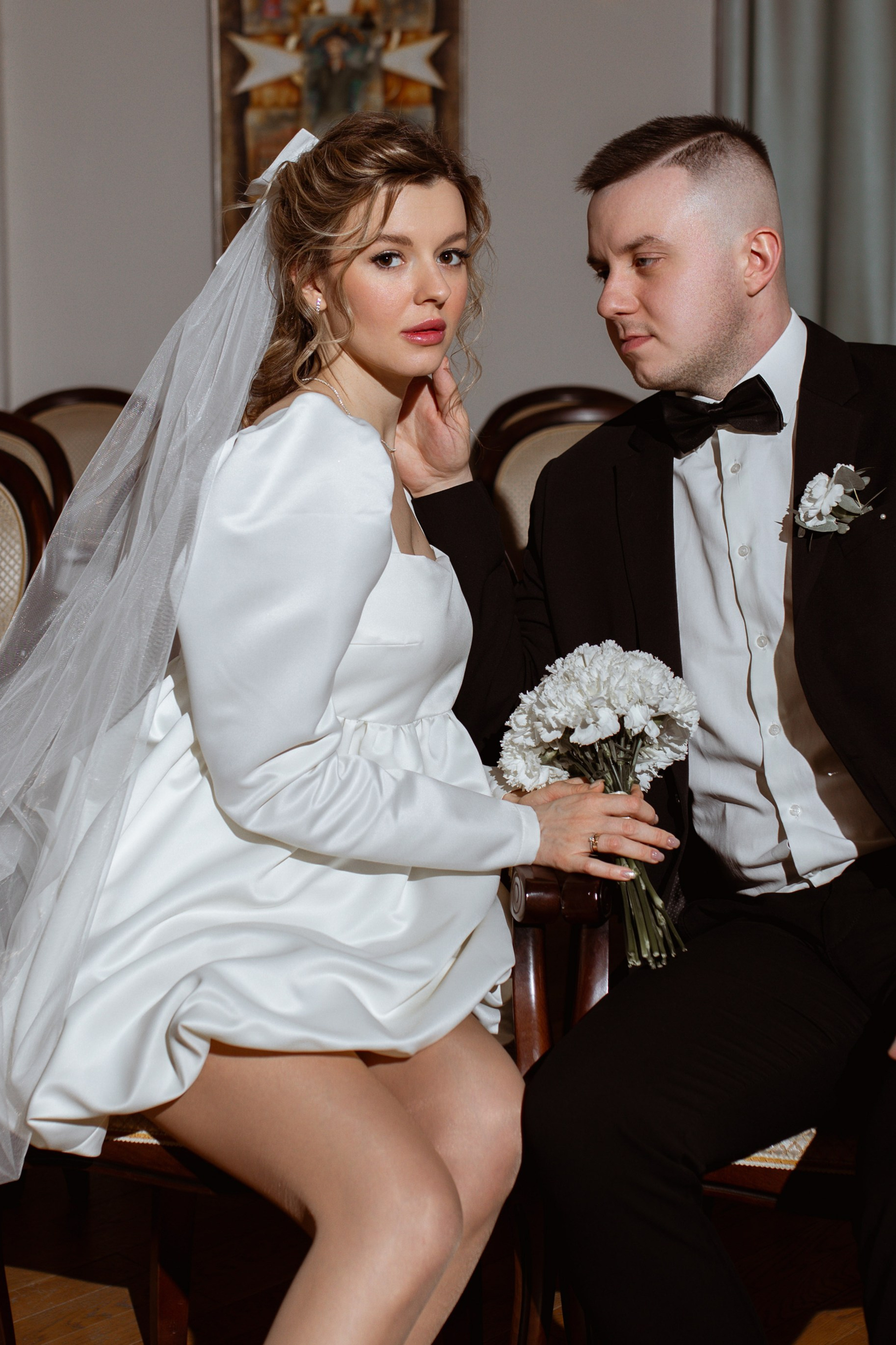 Прогулка Оли и Миши после ЗАГСа. Свадебный фотограф в Туле и Москве Елена Рубцова