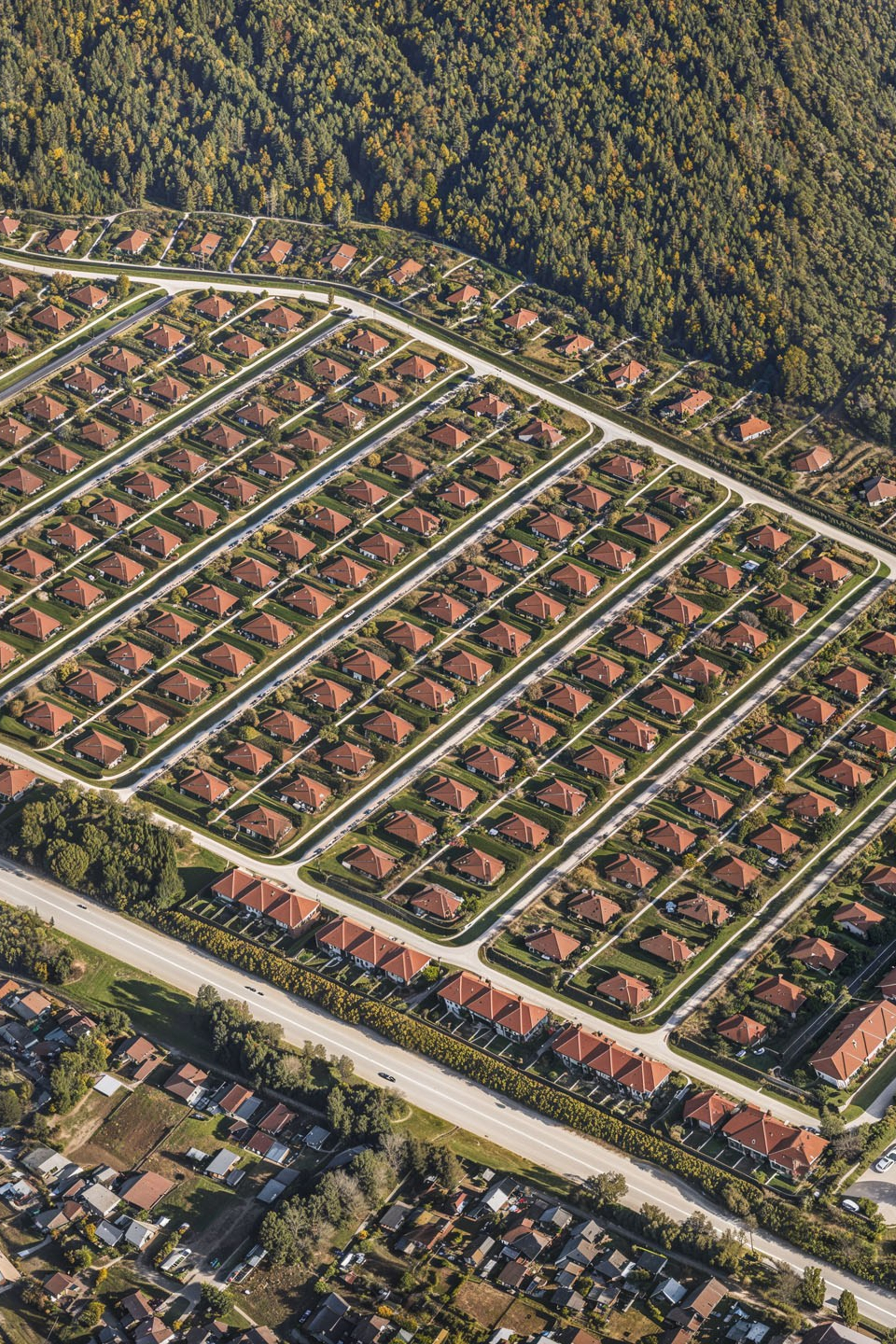 Визуализация генерального плана коттеджного поселка