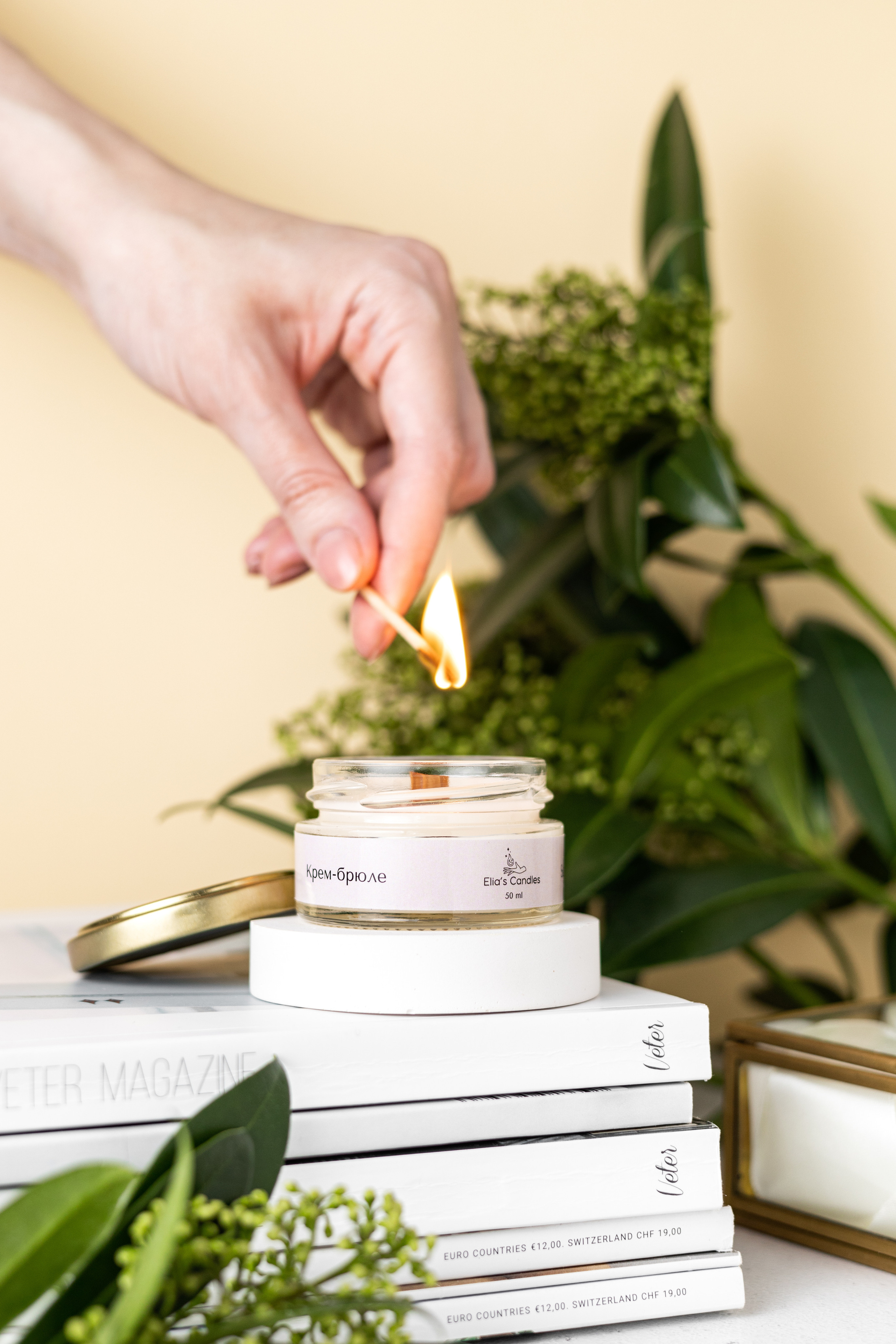 Свечи Elia's Candles. Предметный фотограф Марина Москаленко