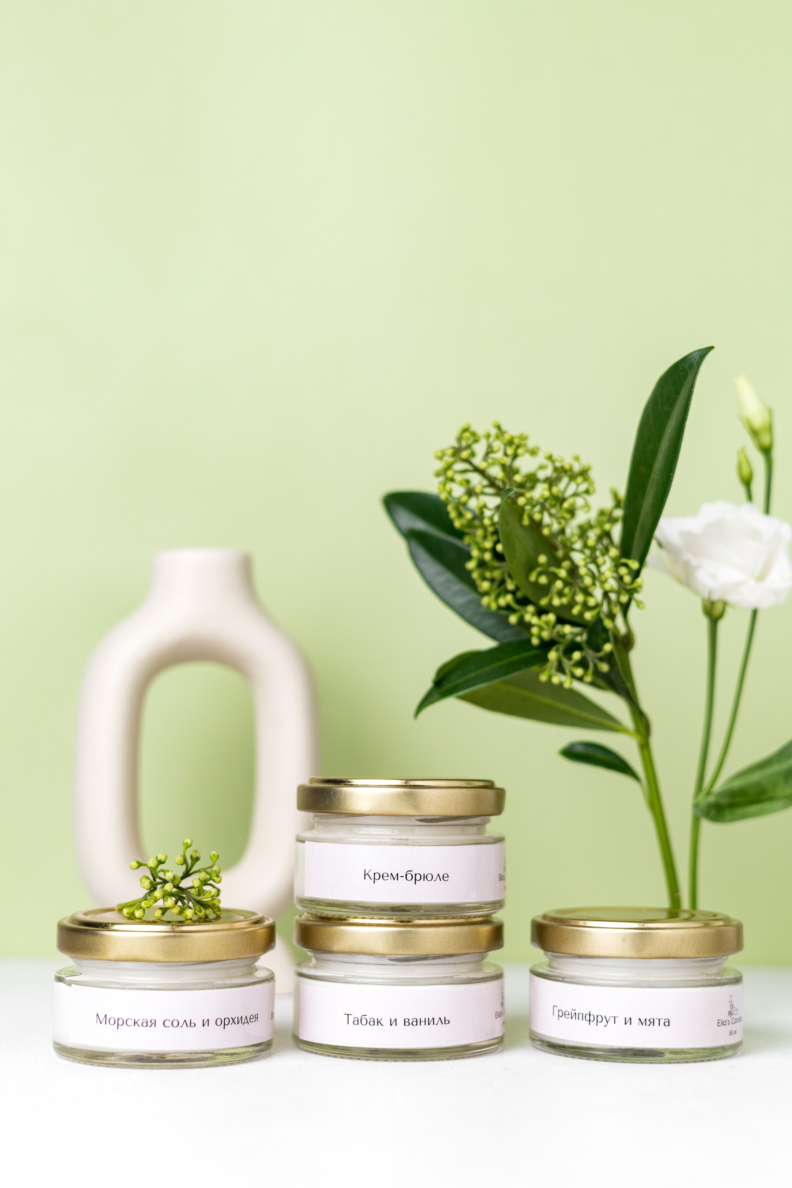 Свечи Elia's Candles. Предметный фотограф Марина Москаленко