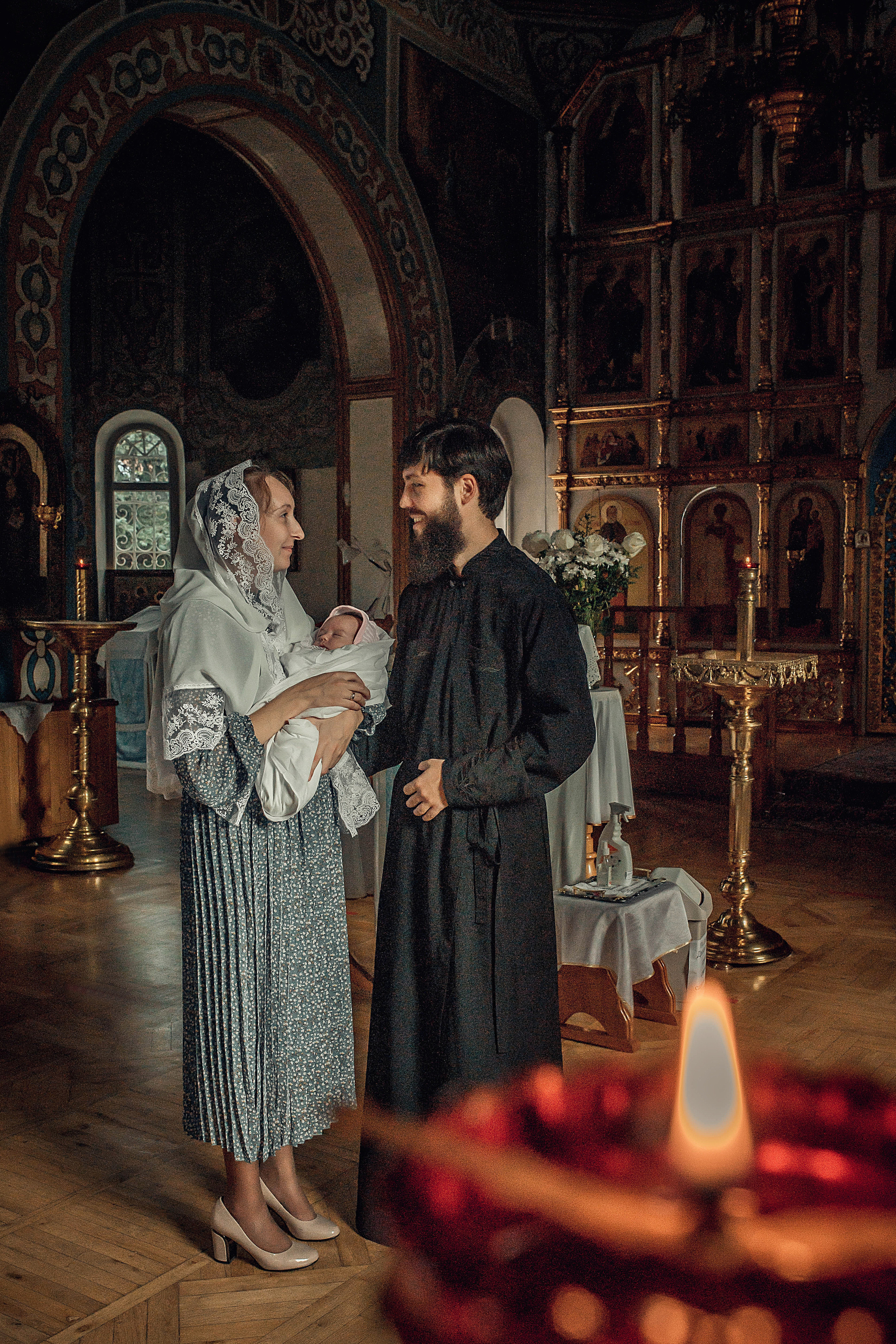 Таинство Крещения Анастасии. Храм Николая Чудотворца г. Волгоград