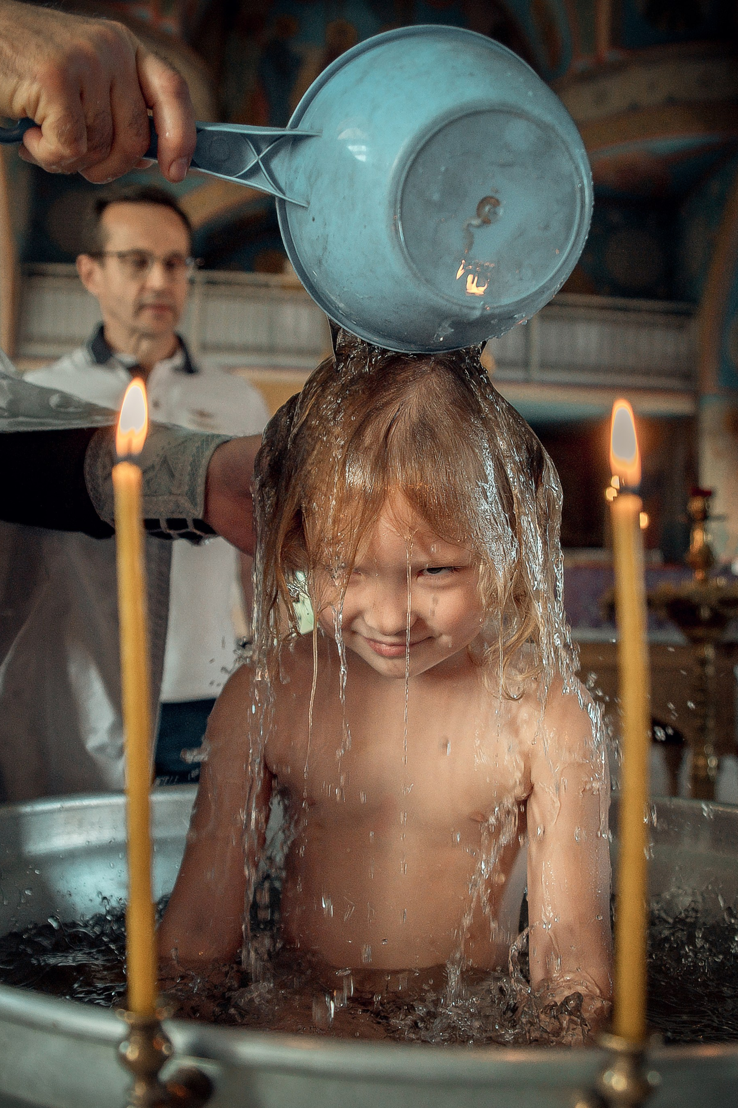 Таинство Крещения Арины, Церковь Всех Святых в Земле Российской г. Волгоград