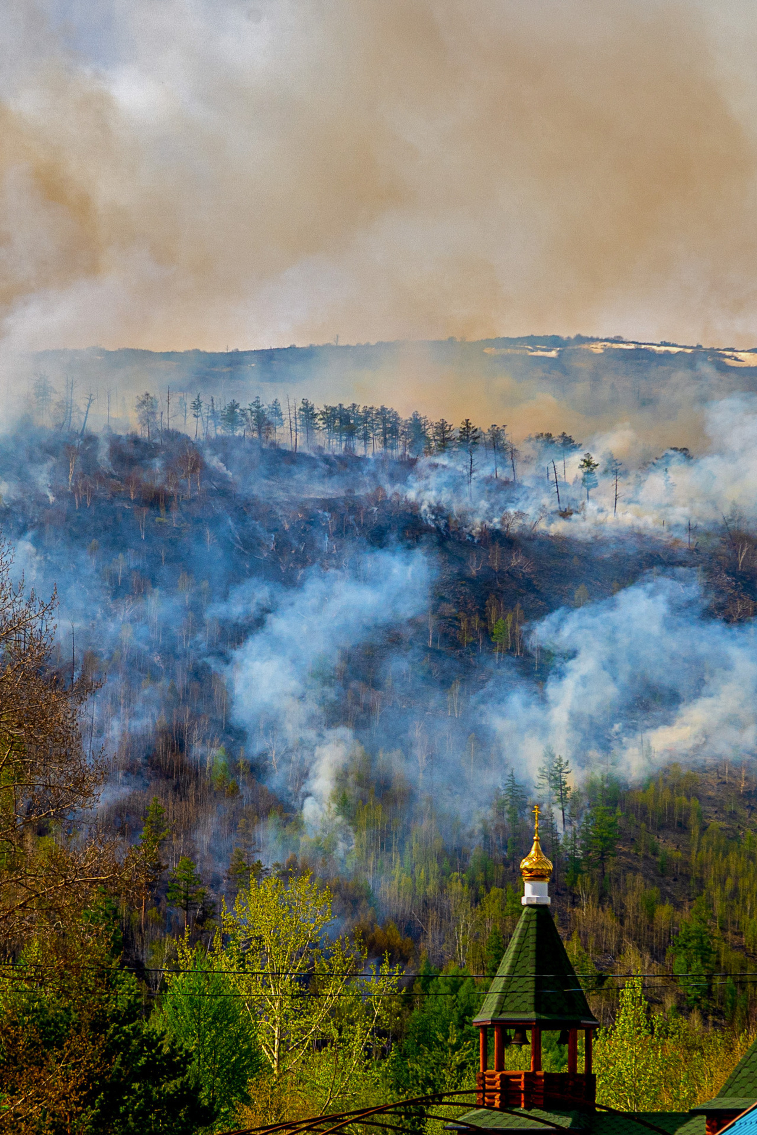 Пожар в Эссо 2020