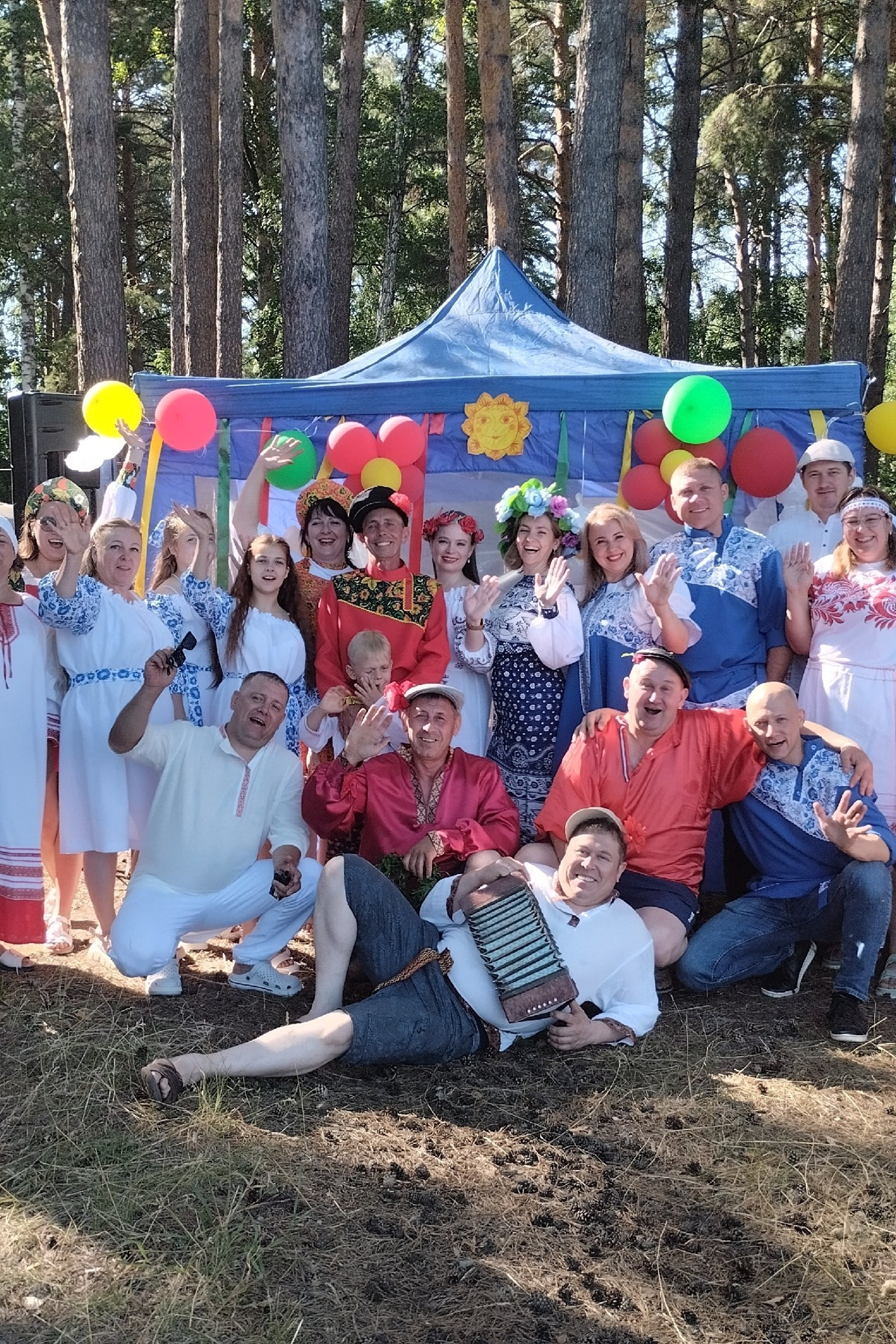 Юбилей в&nbsp;русско-народном стиле.