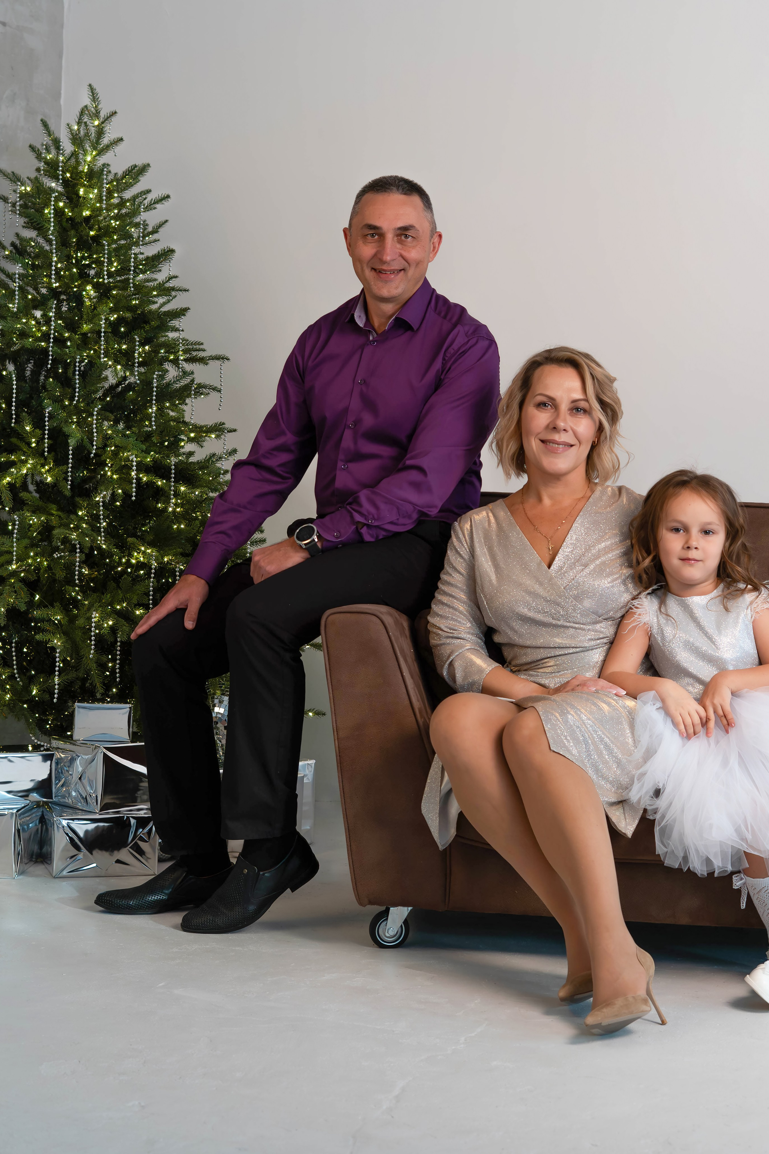 Семейная новогодняя фотосессия