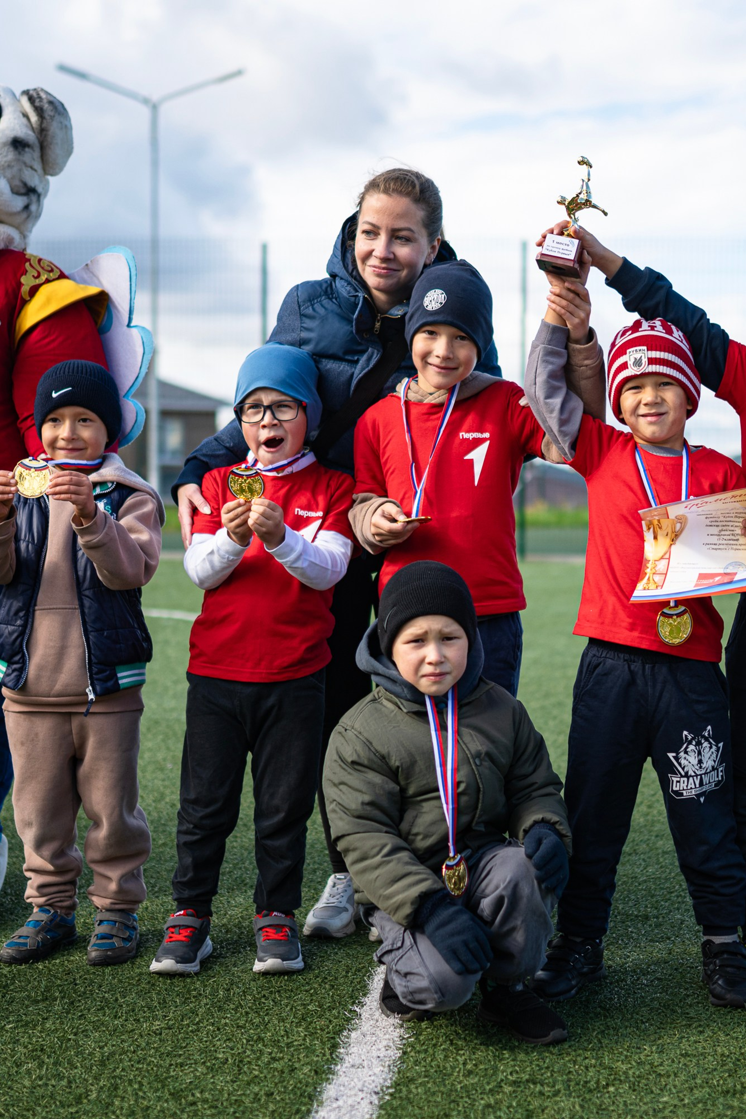 Детский футбол. Республика Татарстан, Высокогорский район, с. Высокая Гора