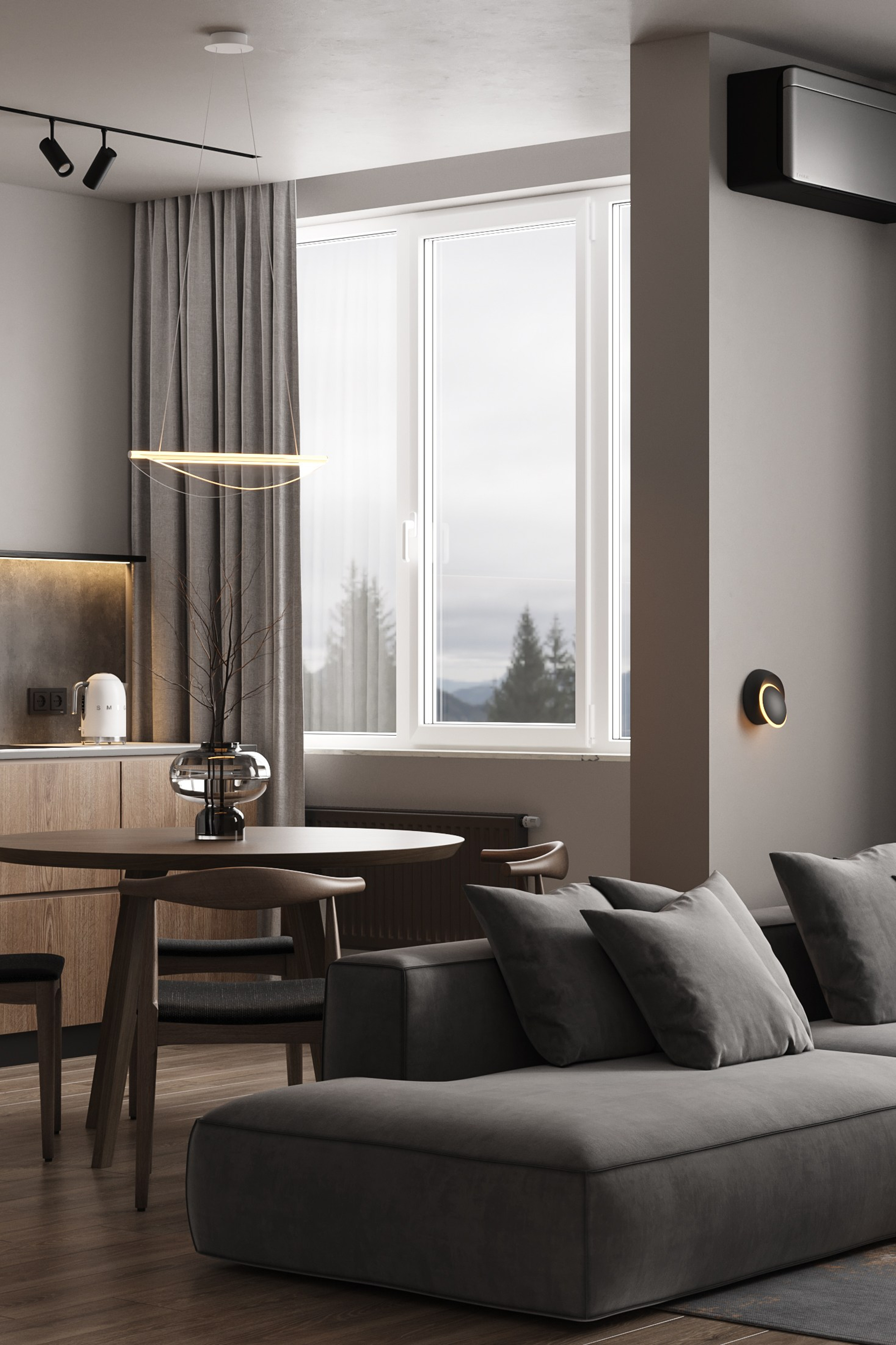 Квартира в современном стиле. Дизайнер: Юлия Севостьянова