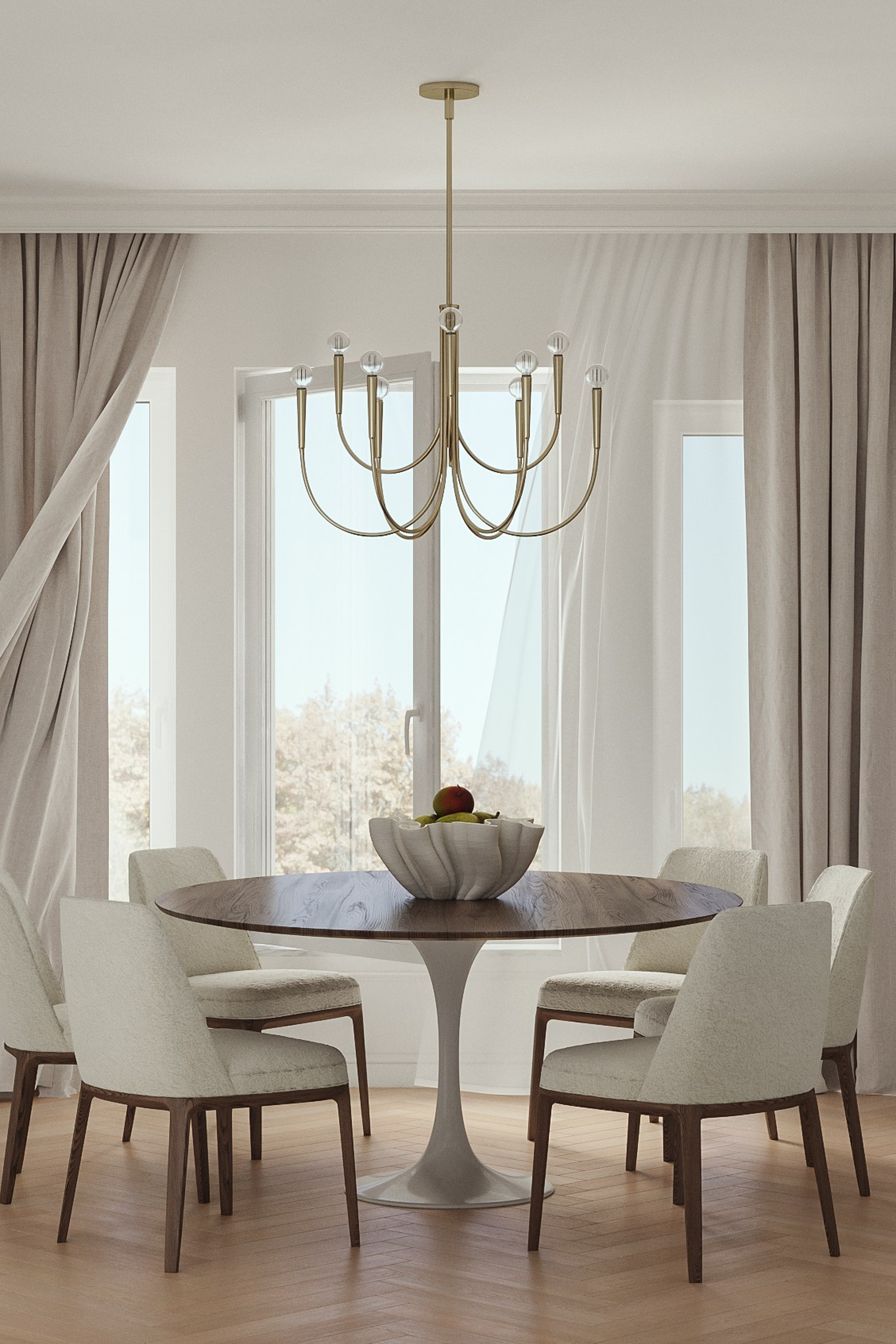 Визуализация интерьера дома. Дизайнер: Юлия Севостьянова