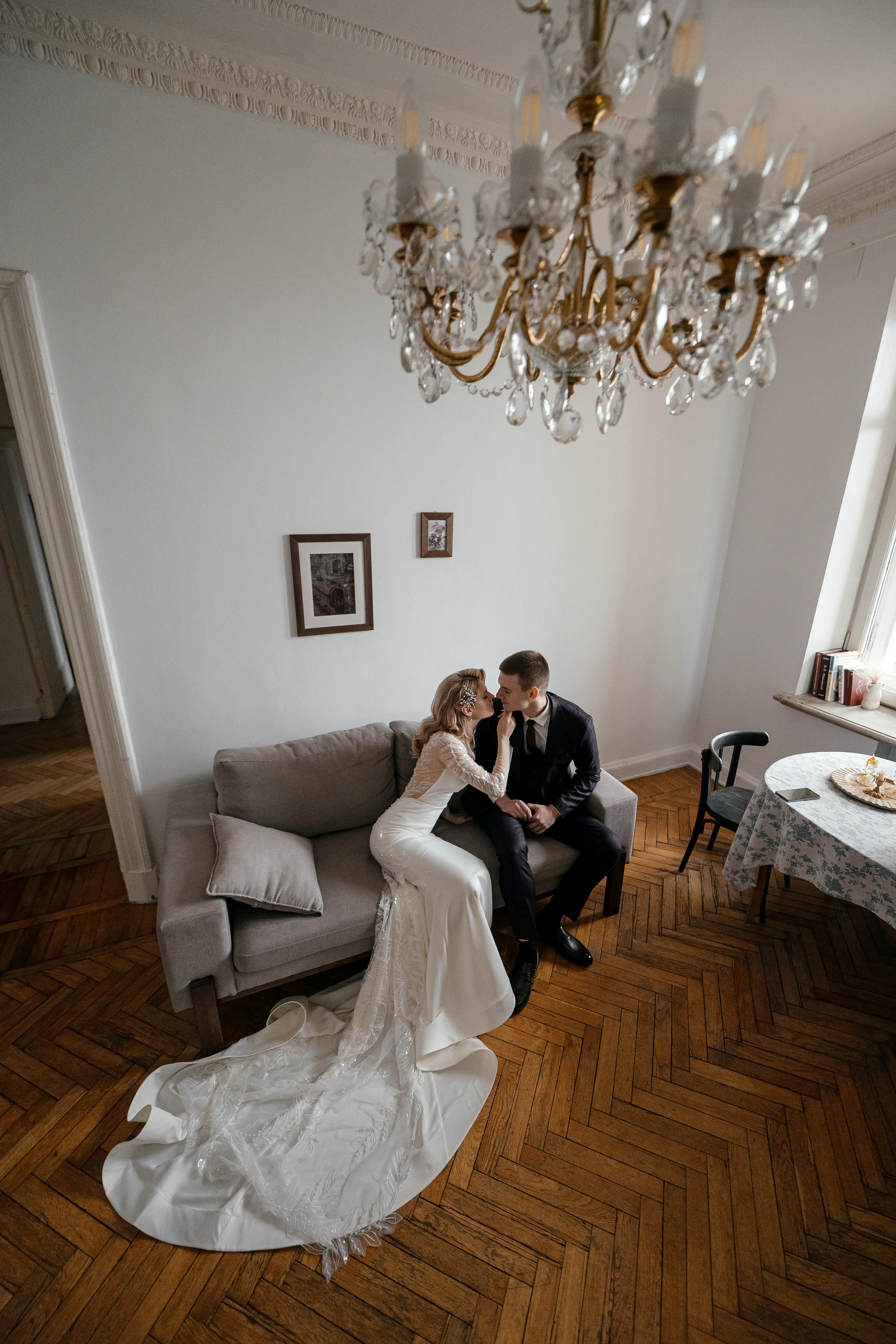 Элегантность и нежность. Фотостудия на Кудринской и Москва сити. Свадьба.