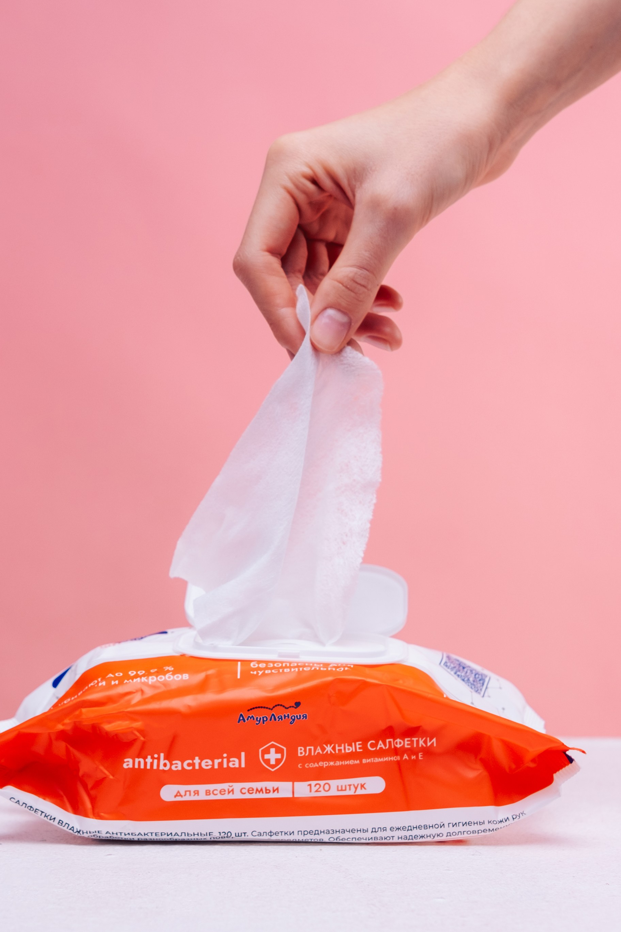 Рекламная съемка для салфеток