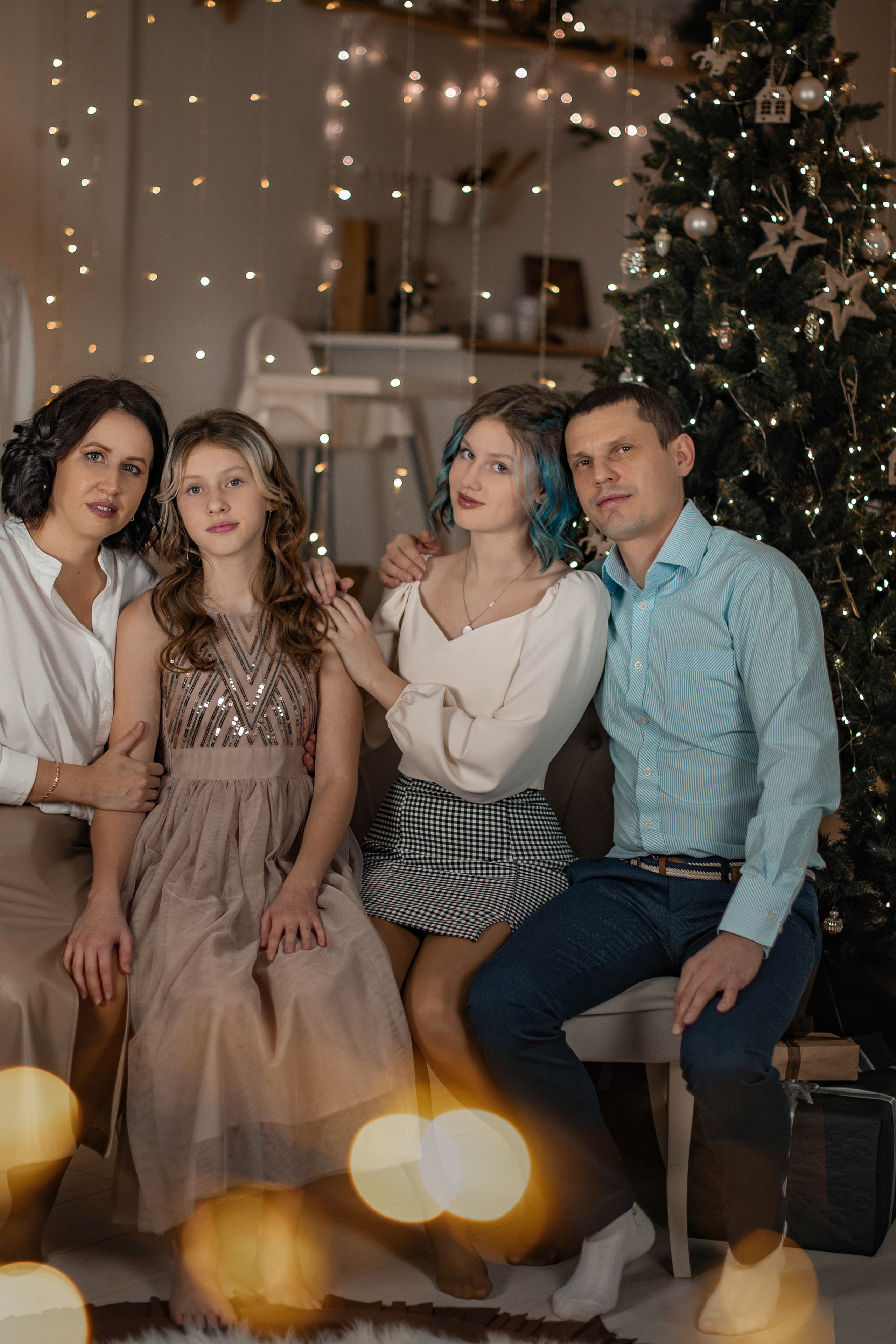 Ольга с семьёй