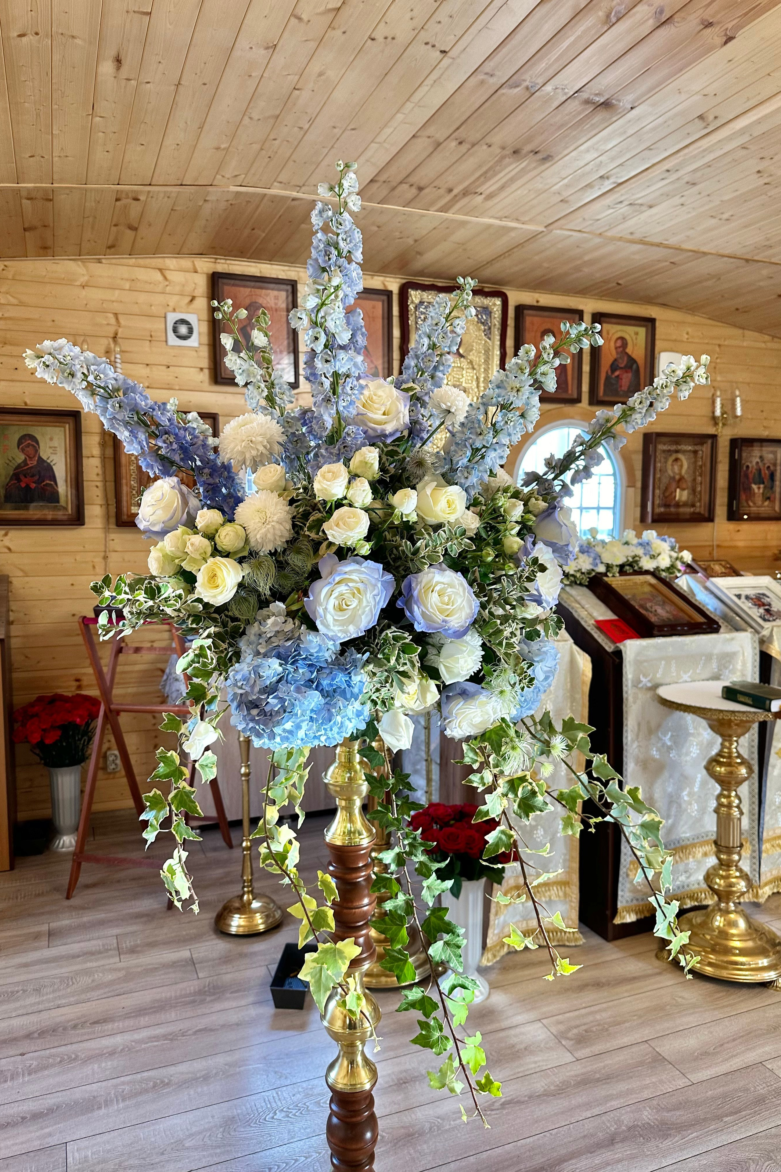 Украшение подсвечников