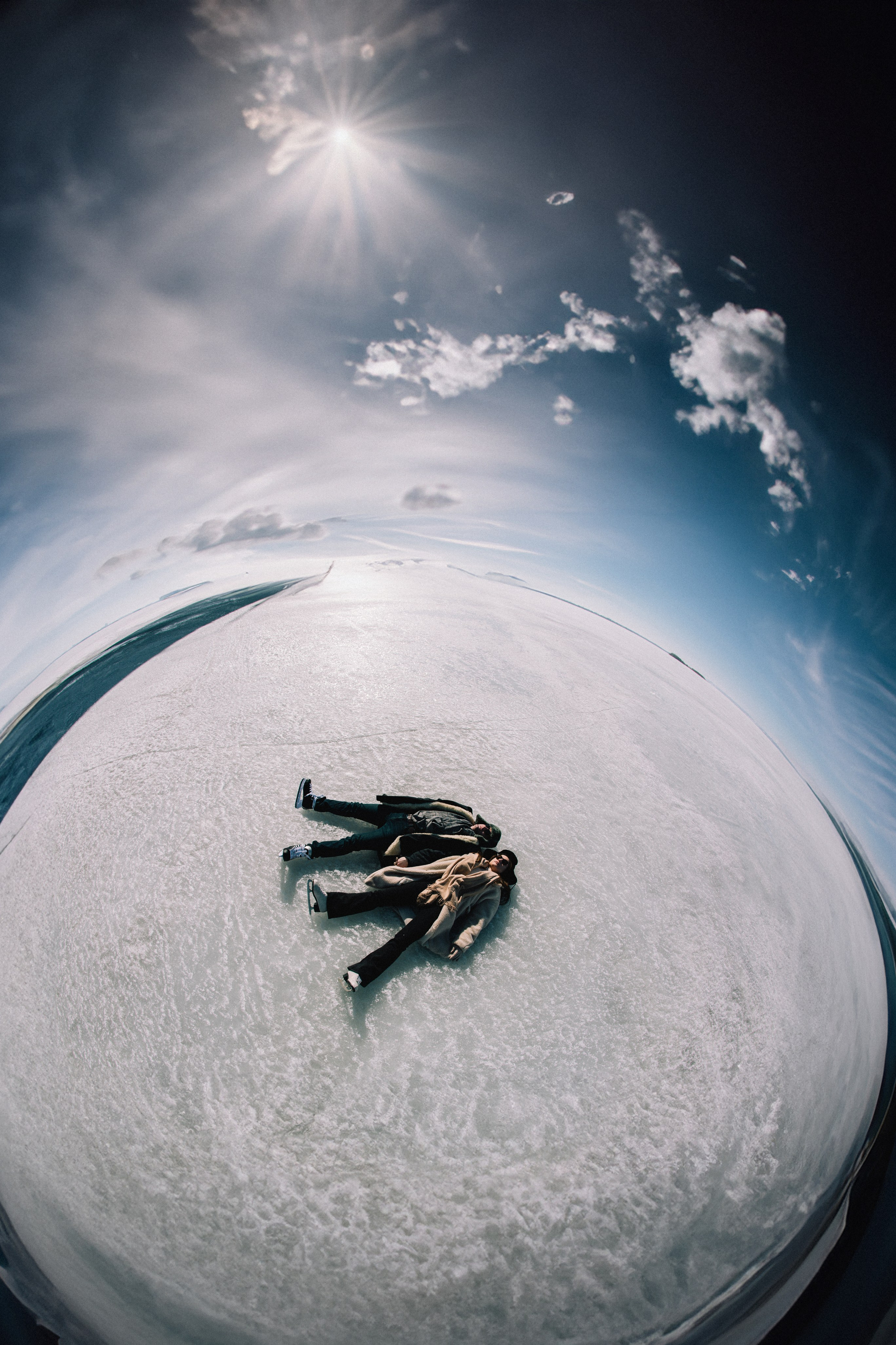 Катя и Кирилл, на льду