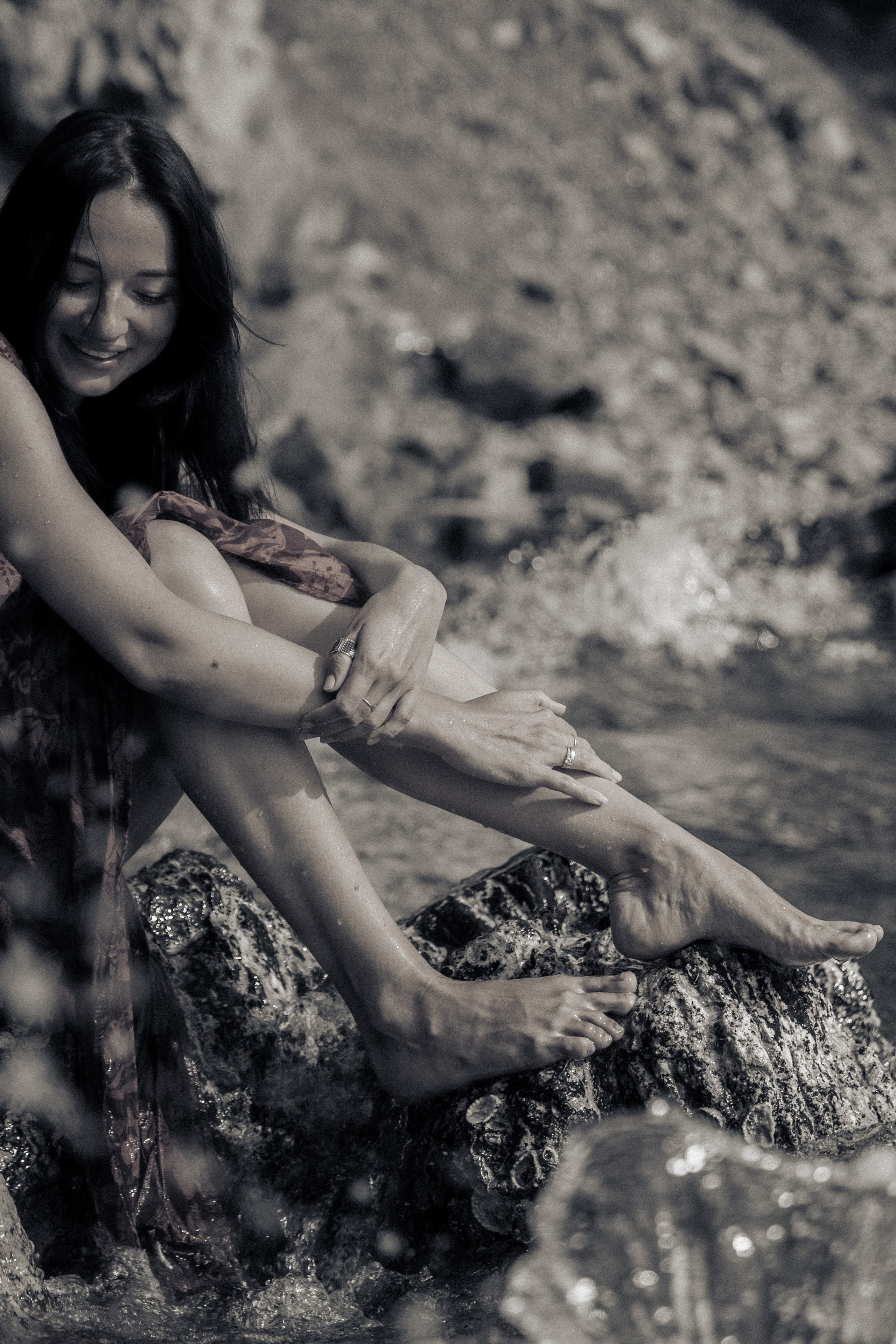 Красное платье и Эгейское море