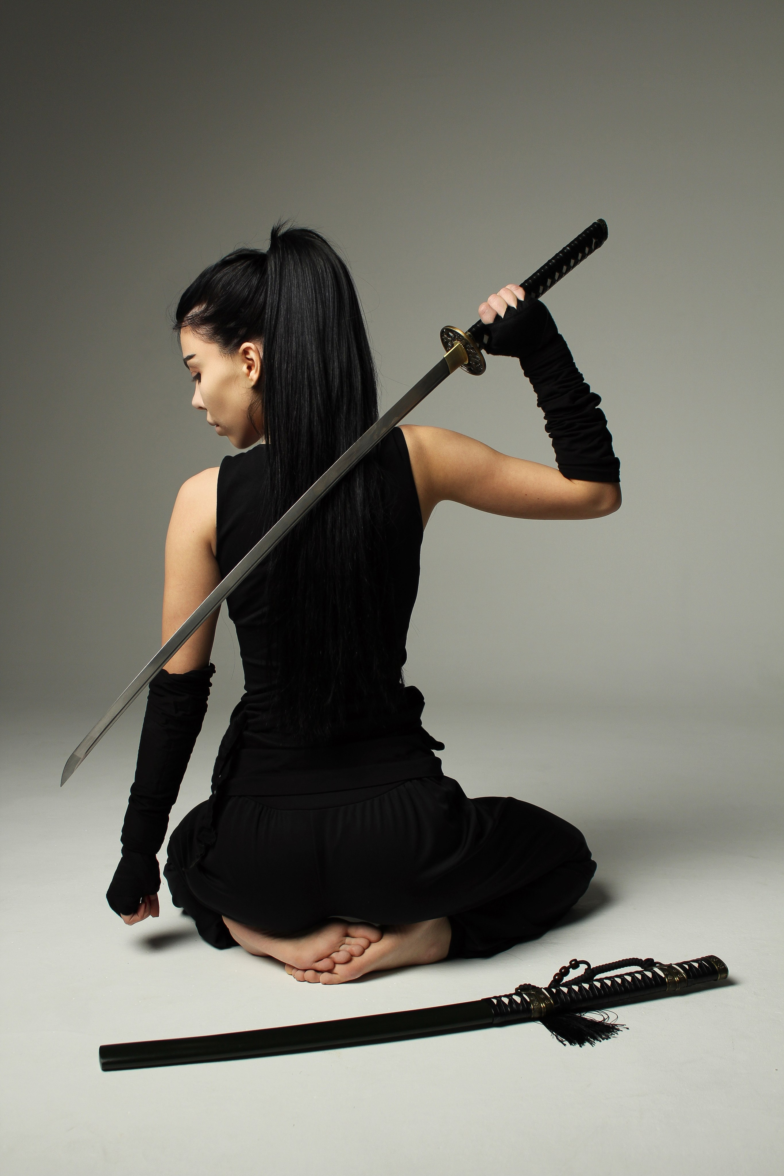 Студийная с&nbsp;катаной