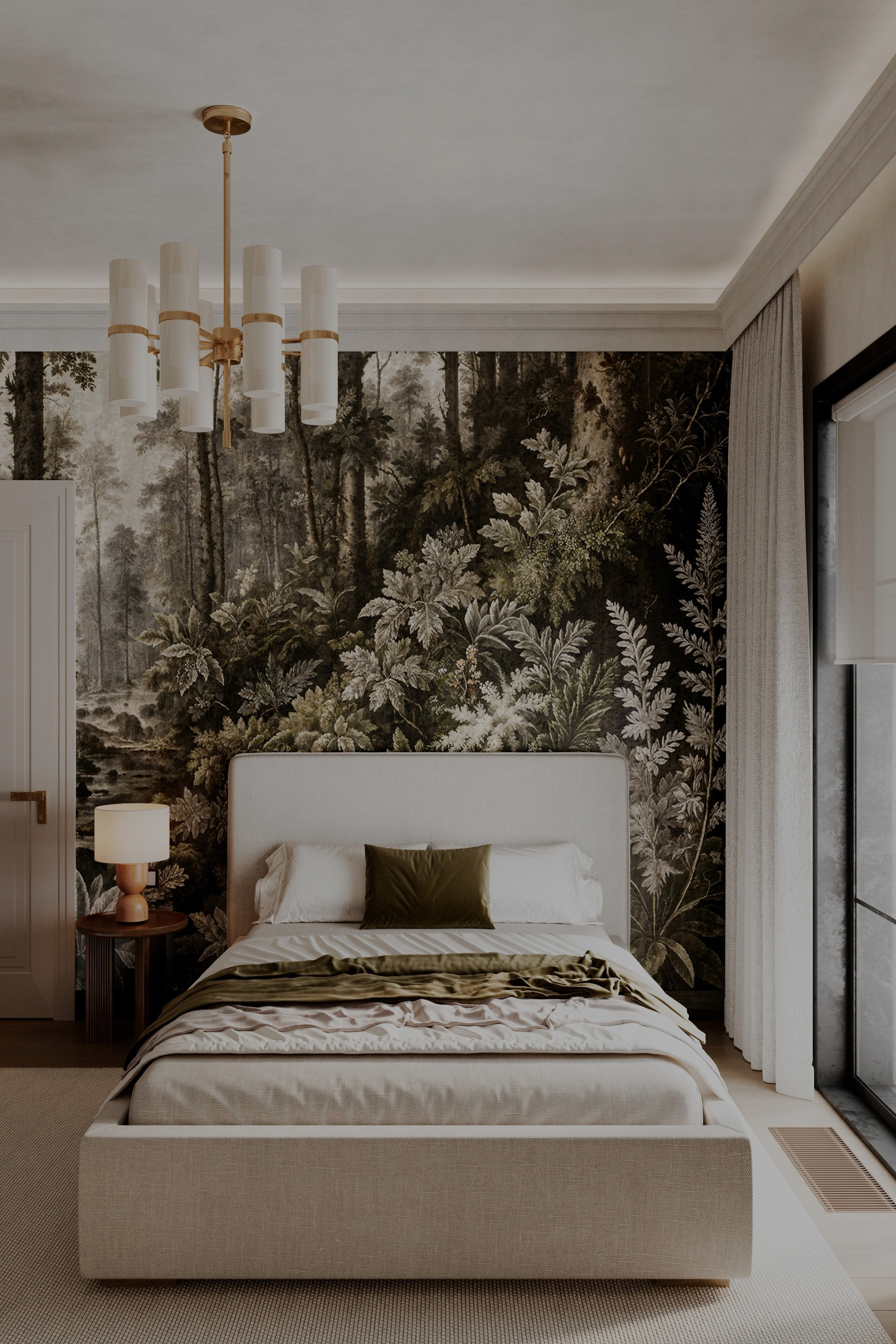 Интерьер спальни в загородном доме. Дизайнер- искусствовед Татьяна Бефус | Живые интерьеры с искусством & историей