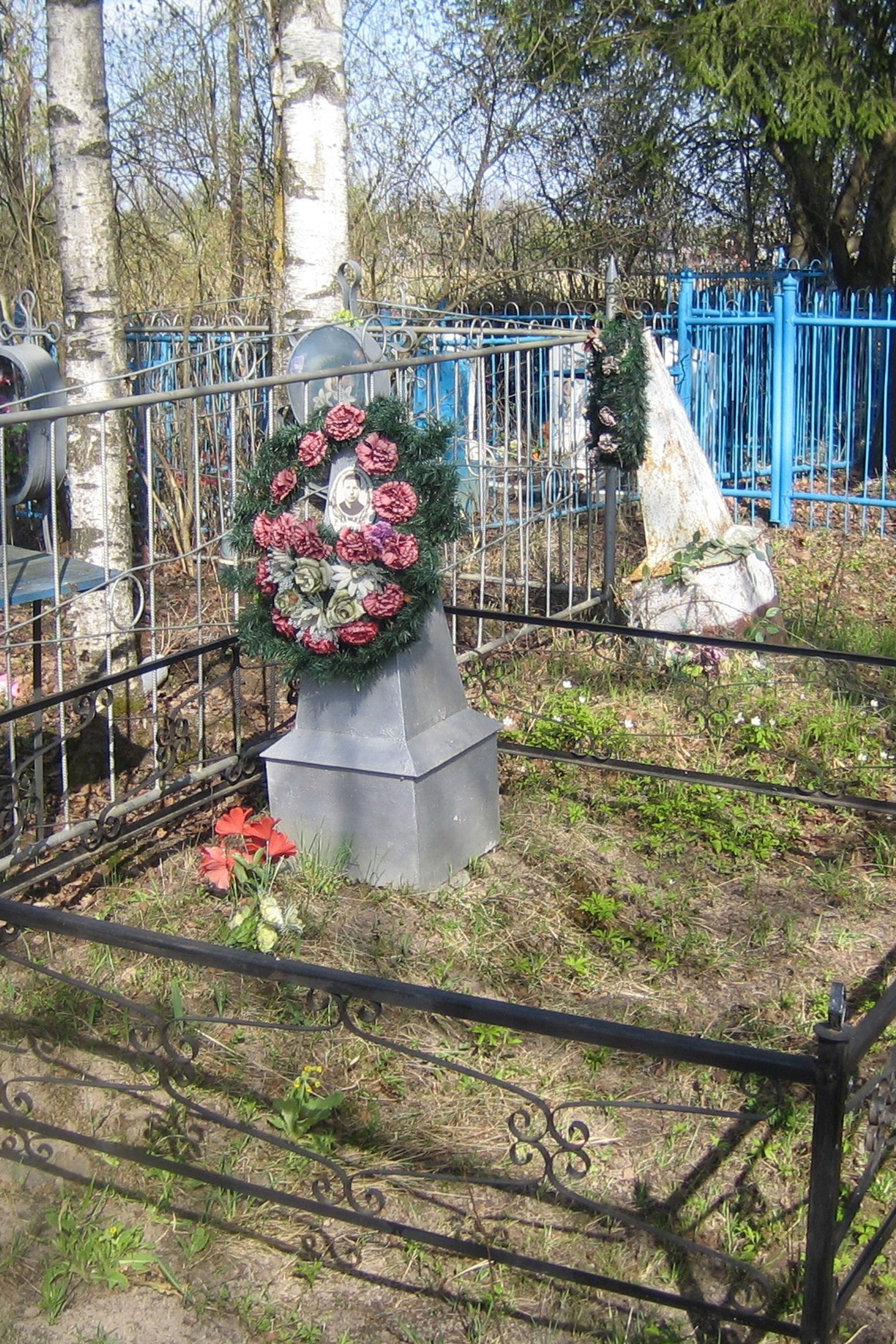 Могила М. С. Воронина. История Назиевского городского поселения