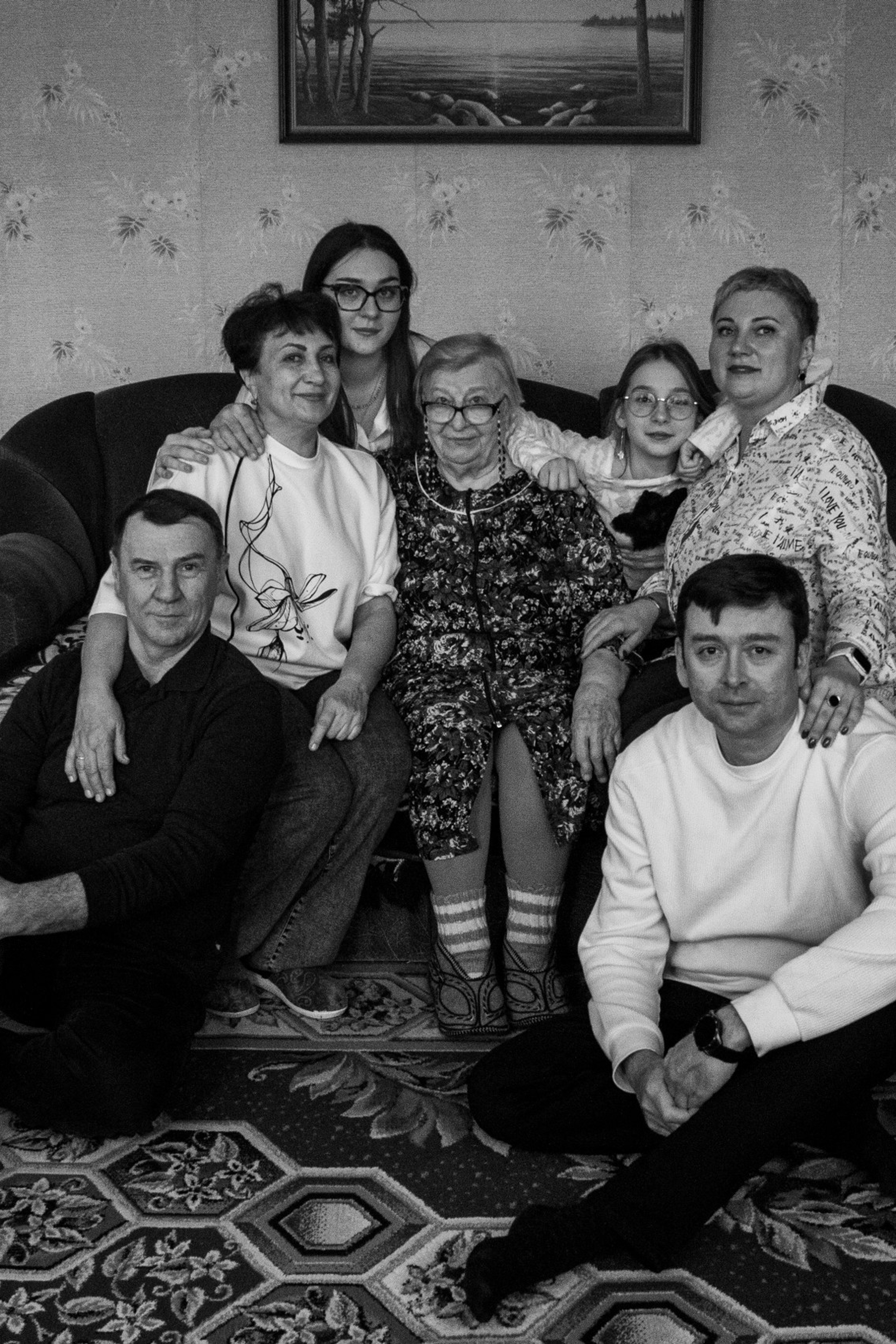 четыре поколения одной семьи