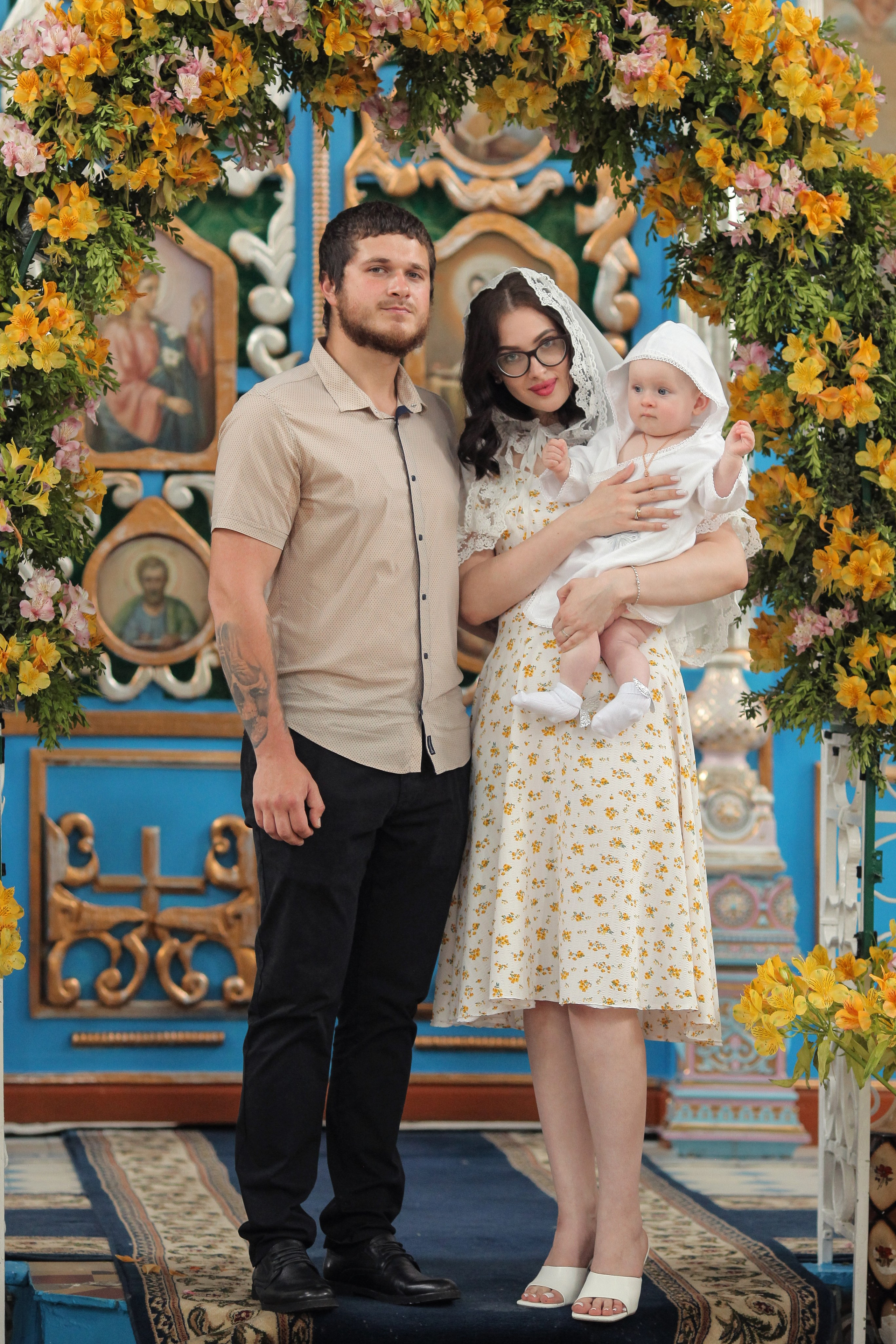 Крестины 10.06.2023. Церковь Успения Пресвятой Богородицы. Ст. Успенская. Фотограф Матвиенко Сергей. Выпускные альбомы. Свадьбы