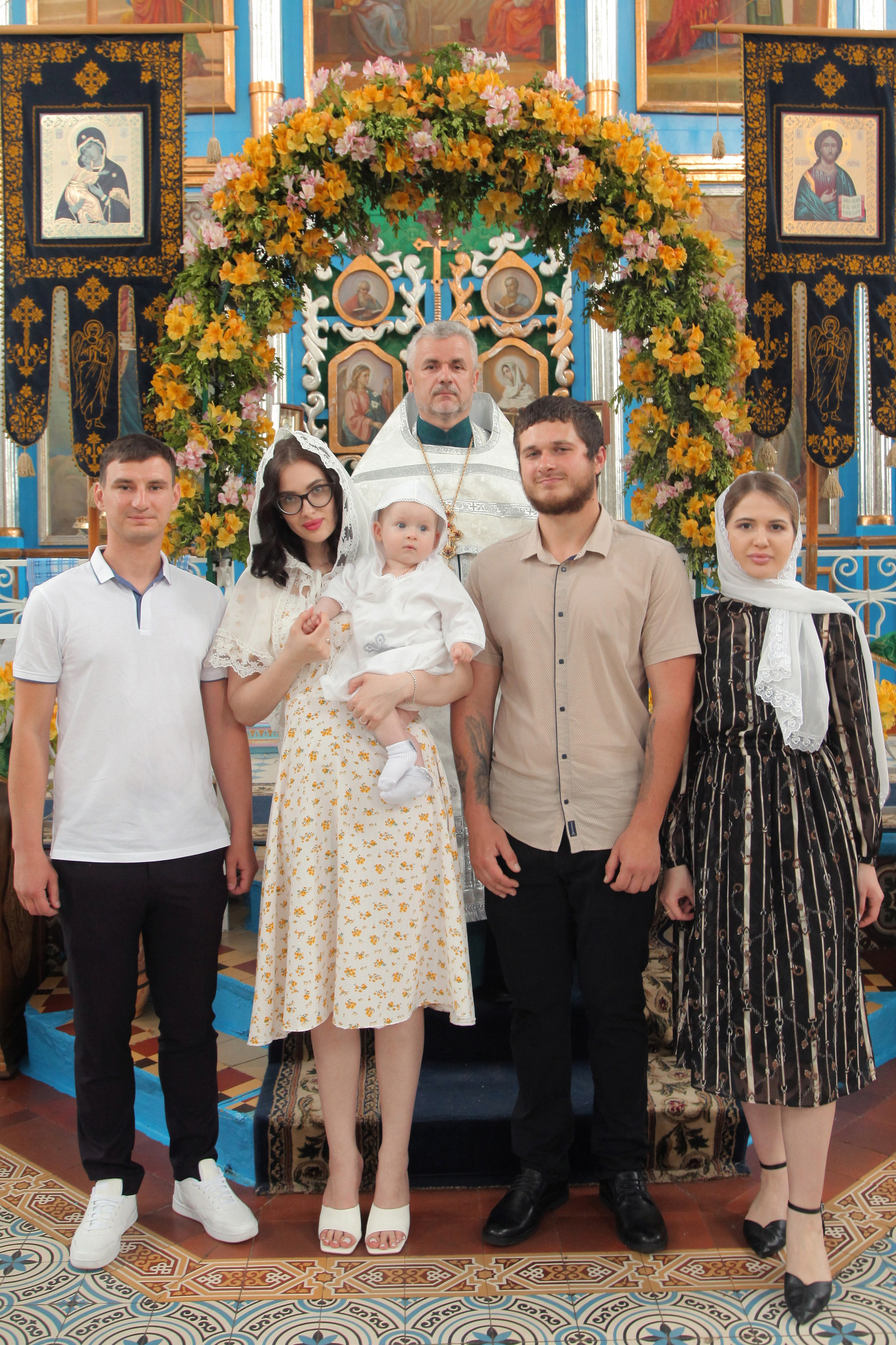 Крестины 10.06.2023. Церковь Успения Пресвятой Богородицы. Ст. Успенская. Фотограф Матвиенко Сергей. Выпускные альбомы. Свадьбы